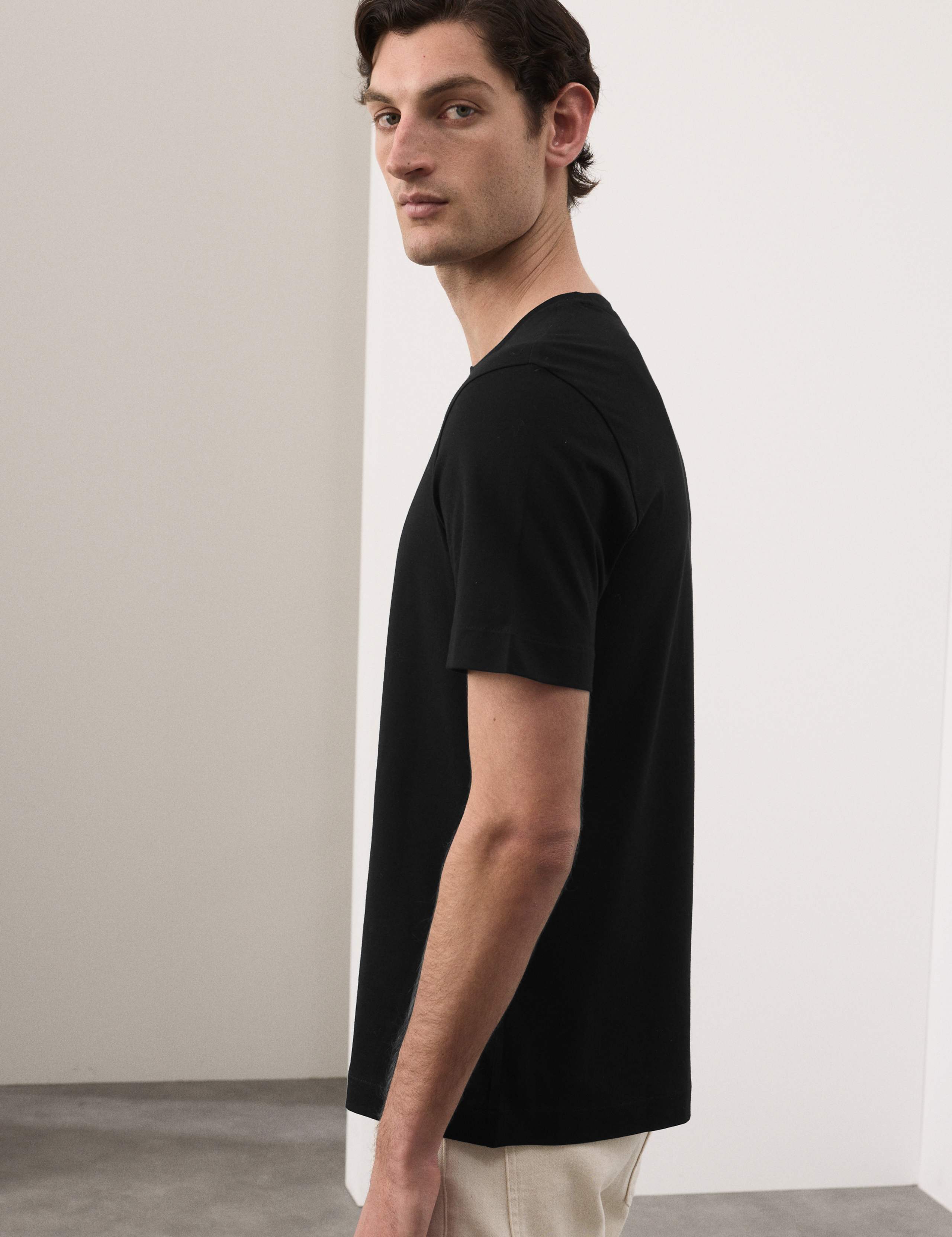 3 Pack Pure Supima® Cotton T-Shirts 2 of 5