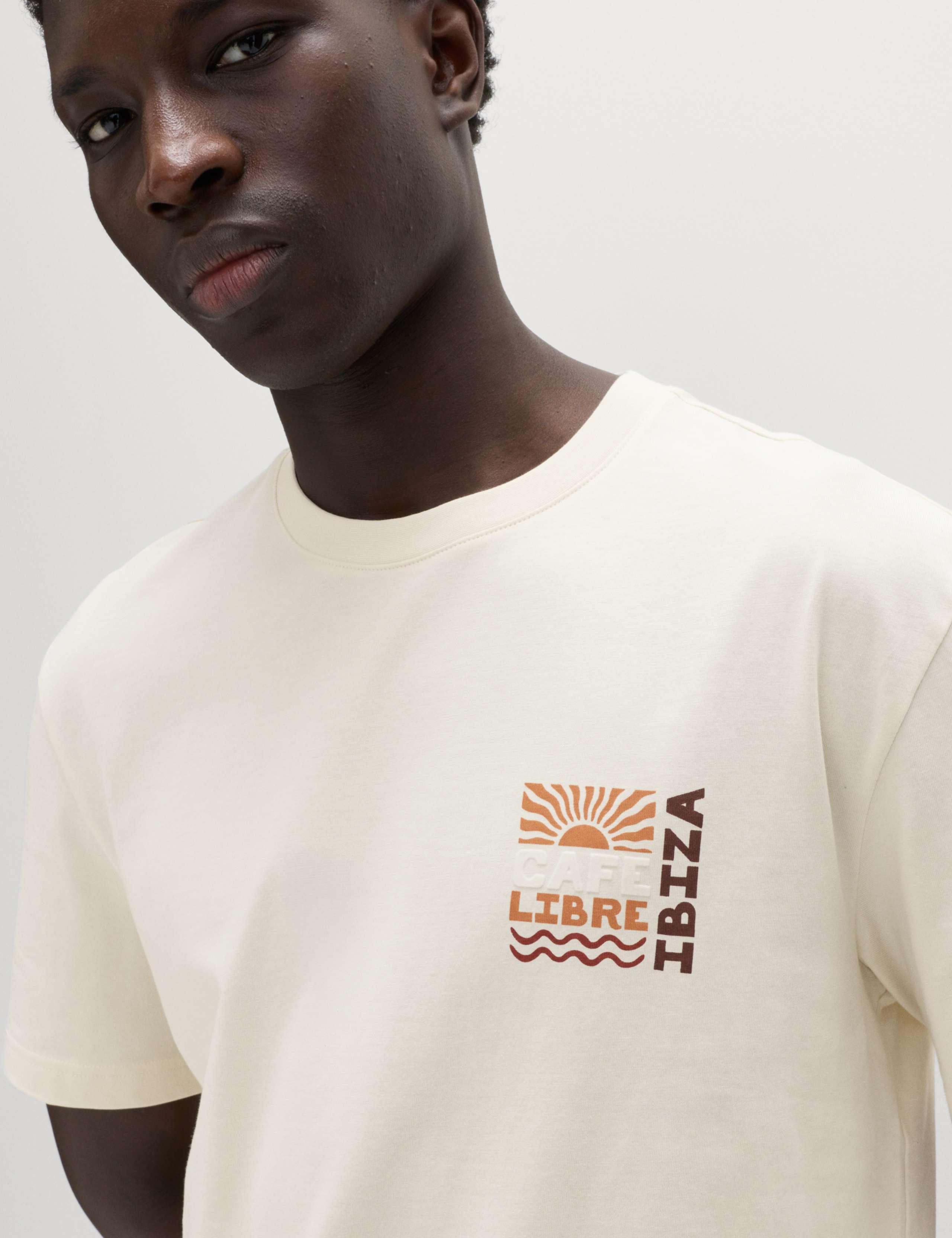 Pure Cotton Libre Ibiza Graphic T shirt 3 of 5