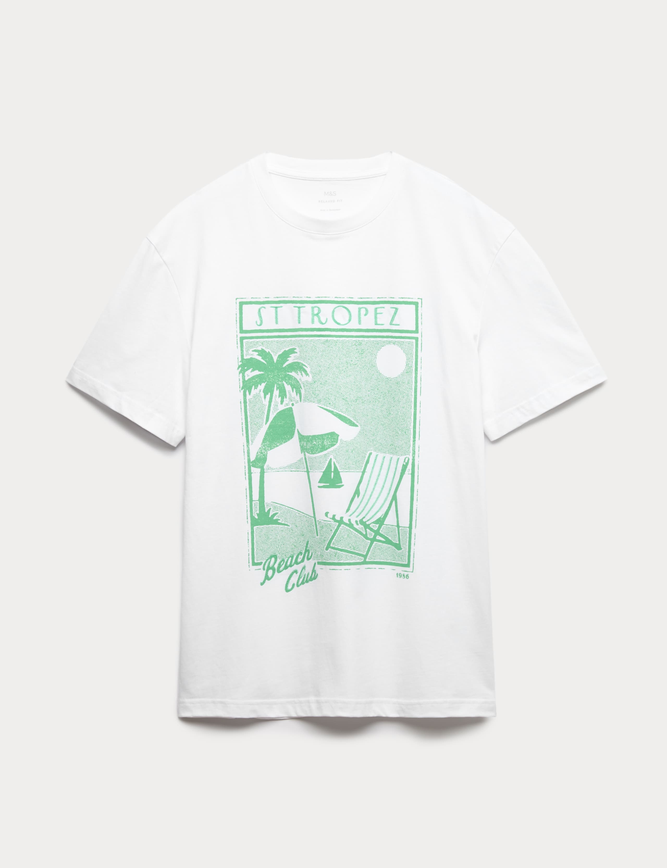 Pure Cotton St Tropez Graphic T-Shirt 2 of 4