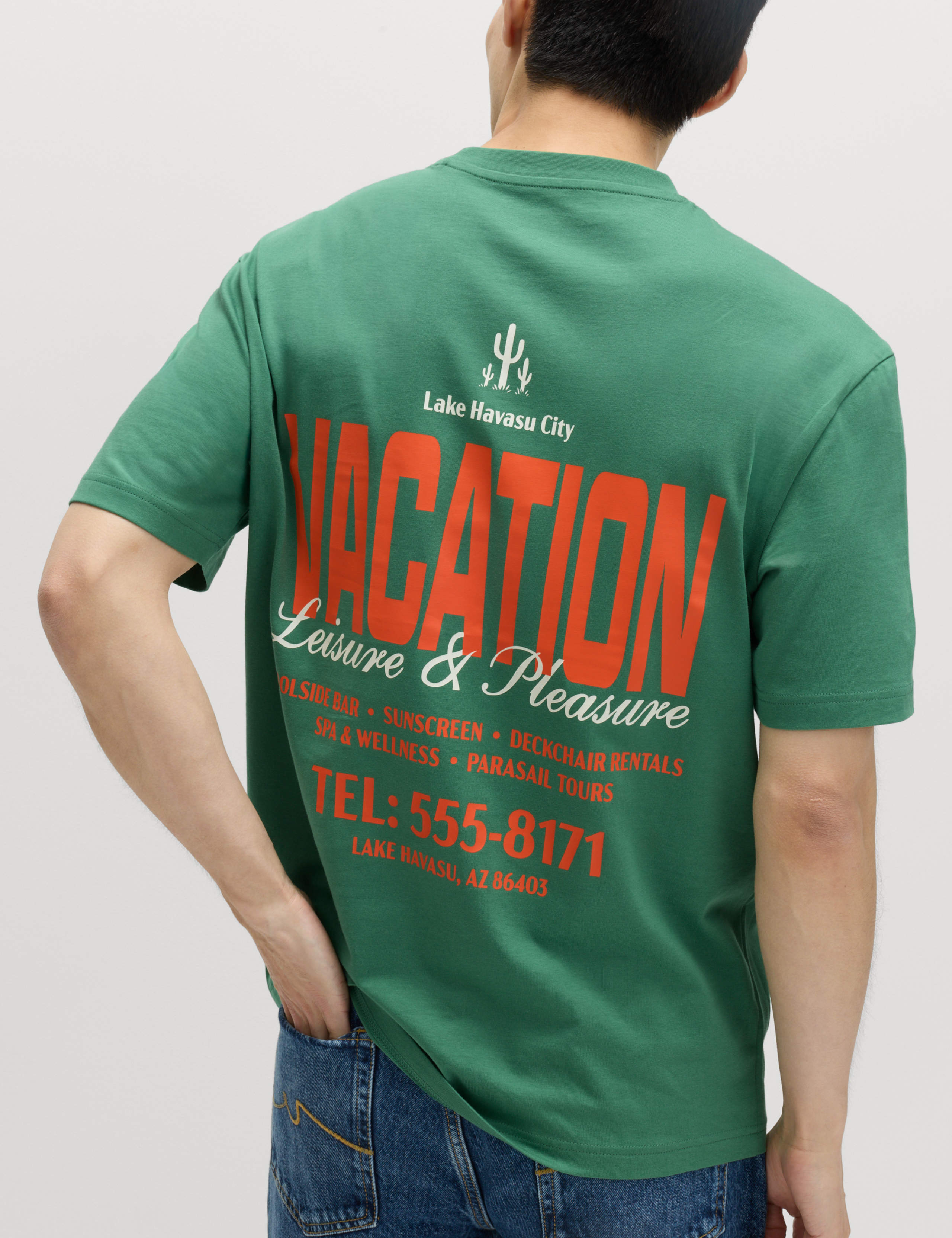 Pure Cotton Summer Vacation Slogan T shirt 4 of 5