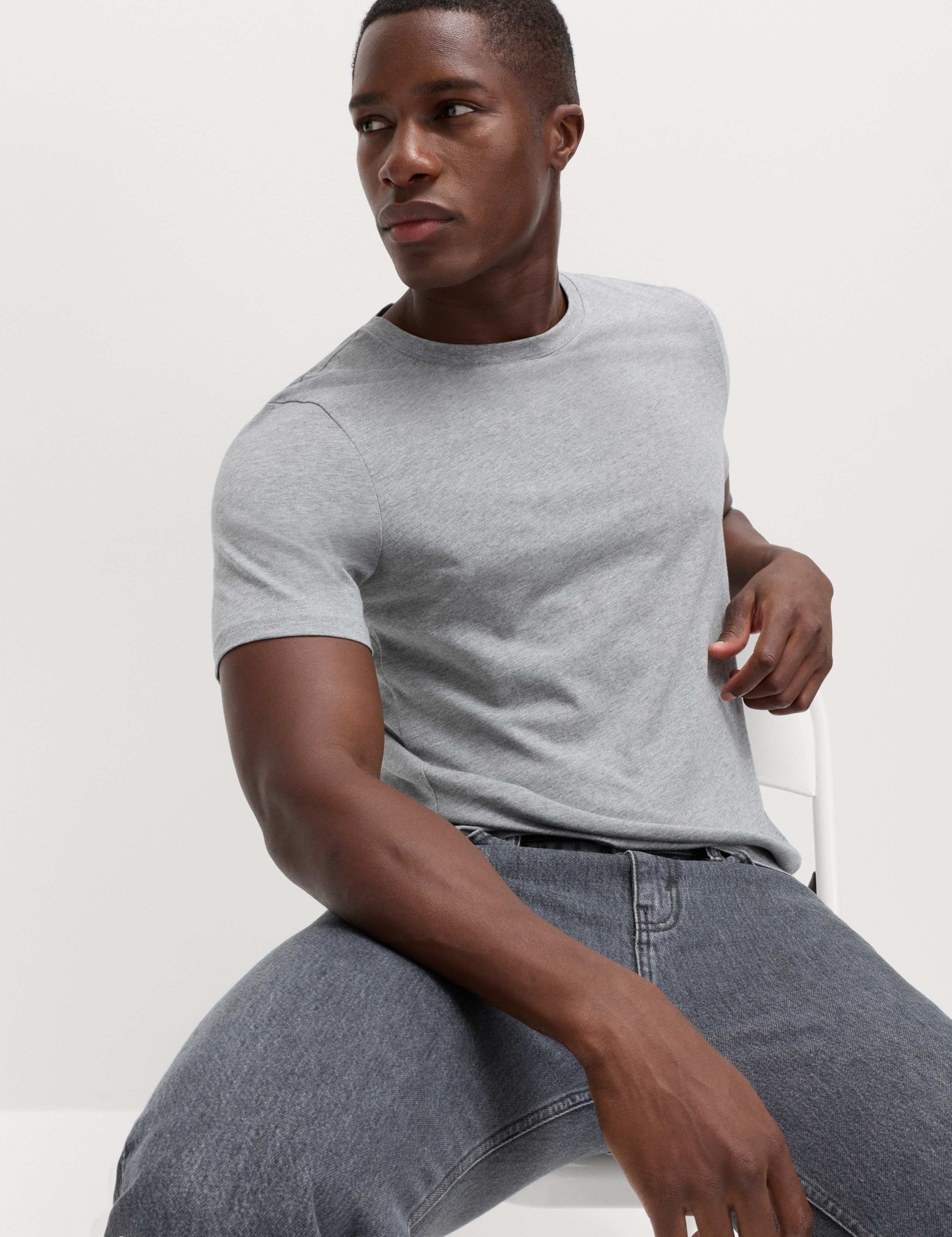 3 Pack Pure Cotton Crew Neck T-Shirts 5 of 5
