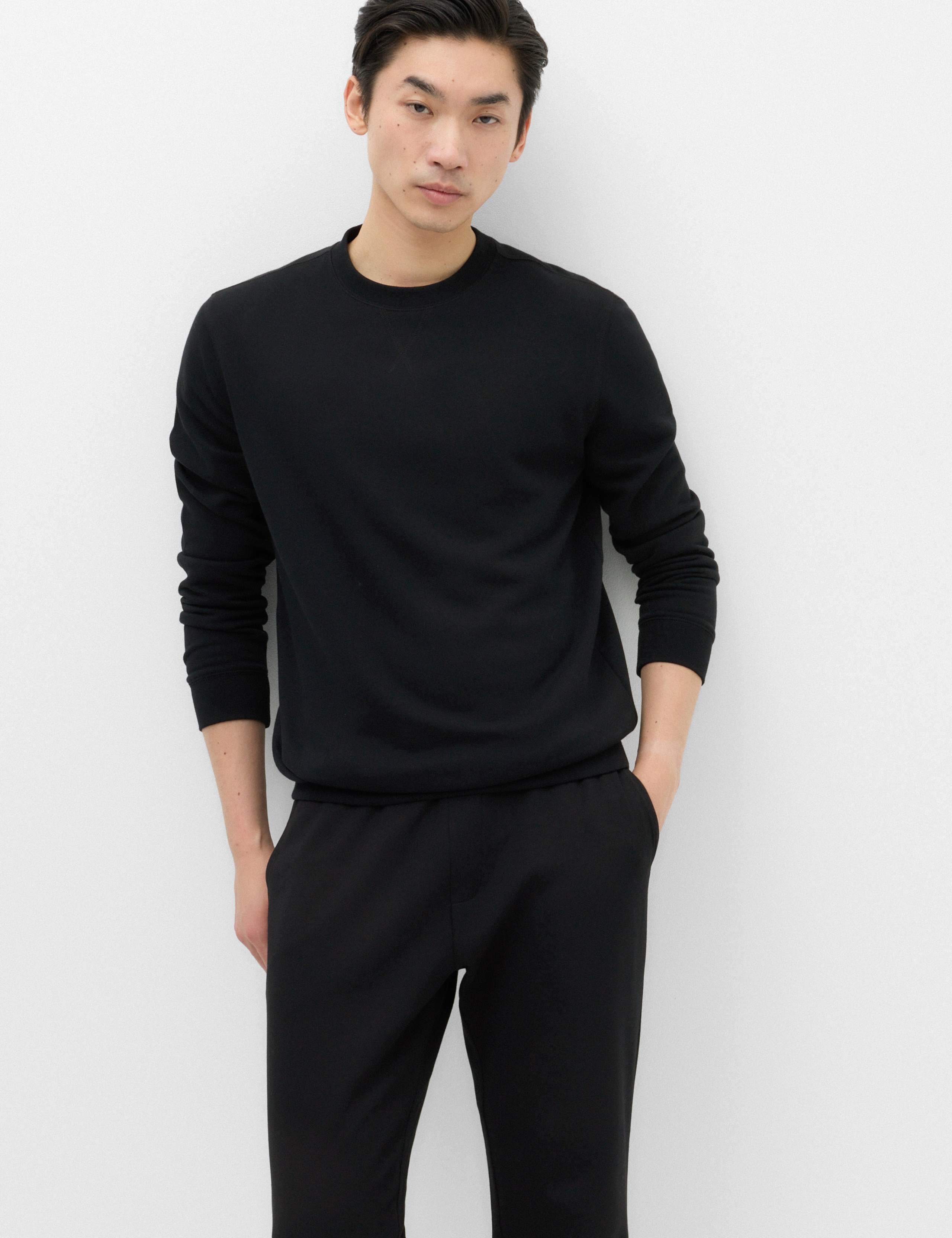 Cotton Rich Brushback Sweatshirt 1 of 5
