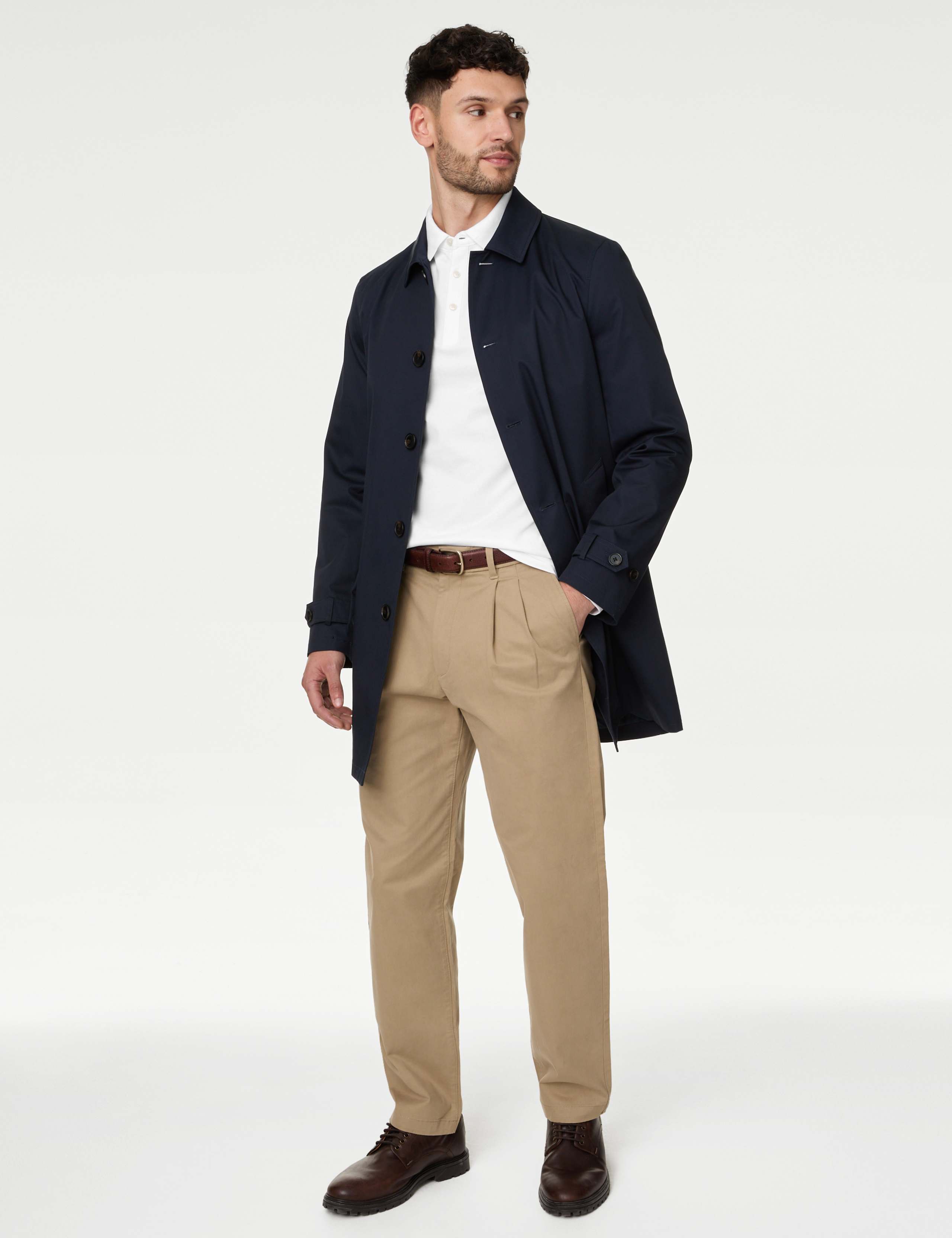 2 Pack Pure Cotton Long Sleeve Polo Shirts 4 of 5