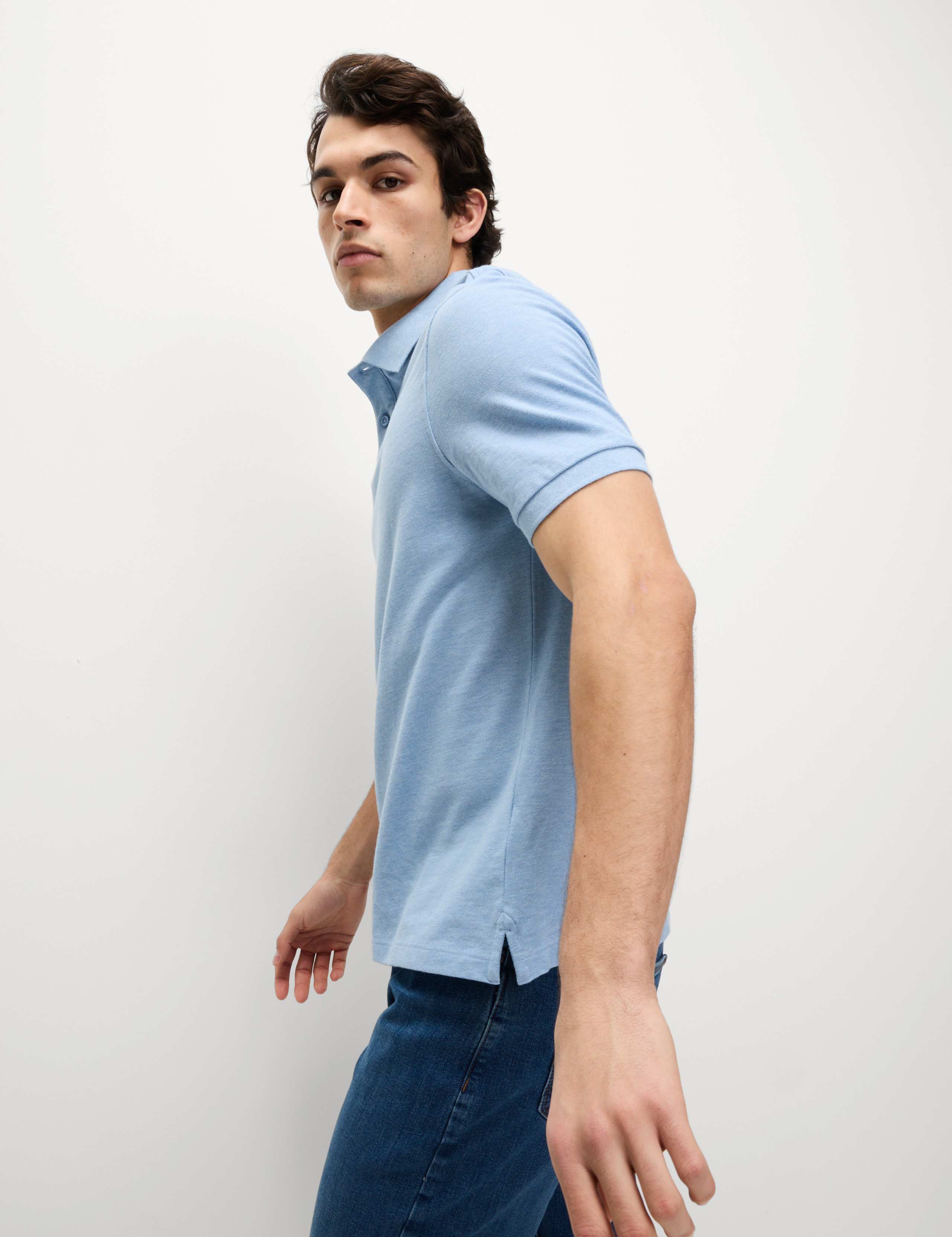 2 Pack Pure Cotton Polo Shirts 2 of 5