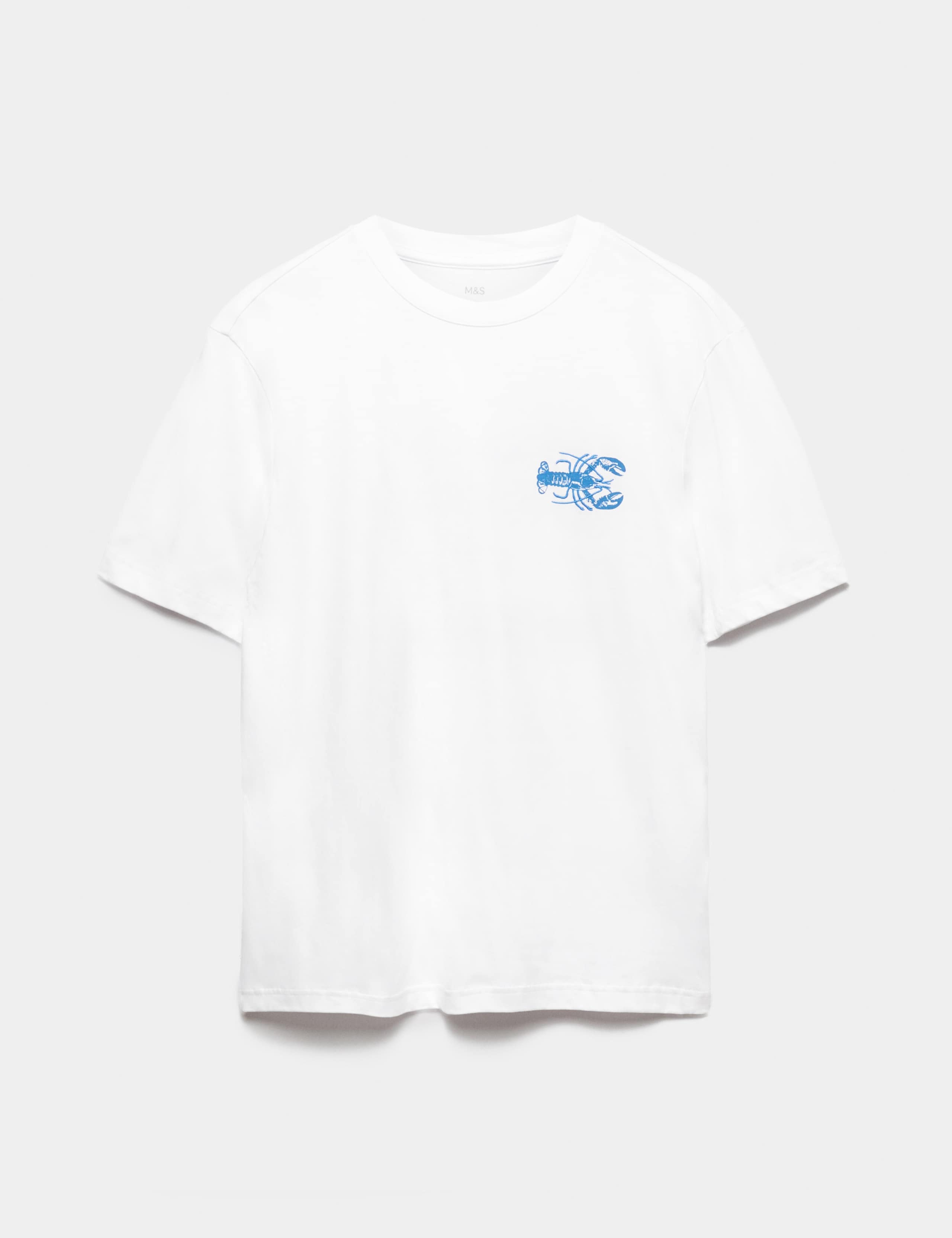 Pure Cotton Graphic T-Shirt 2 of 7
