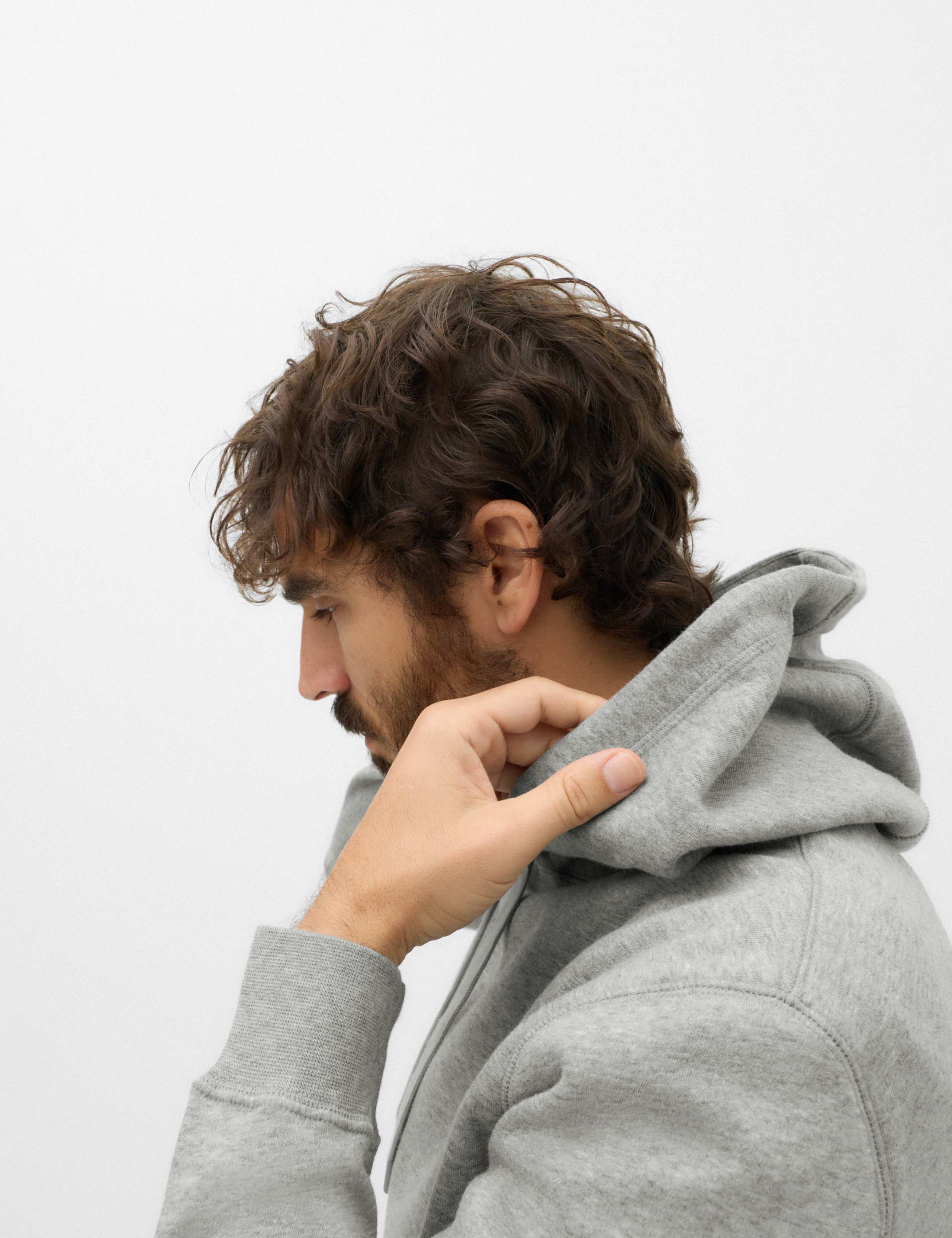Cotton Rich Brushback Hoodie 3 of 7