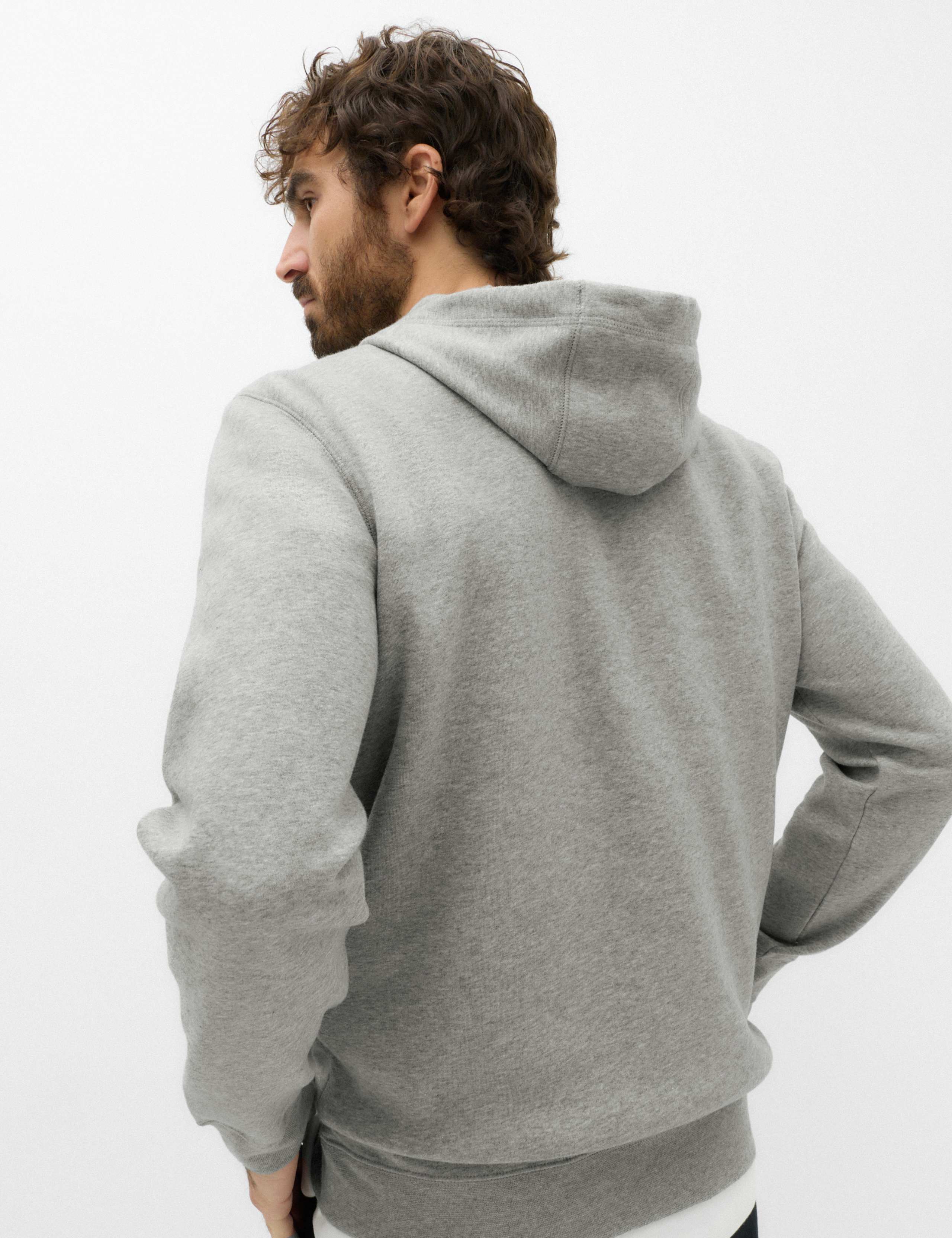 Cotton Rich Brushback Hoodie 5 of 7