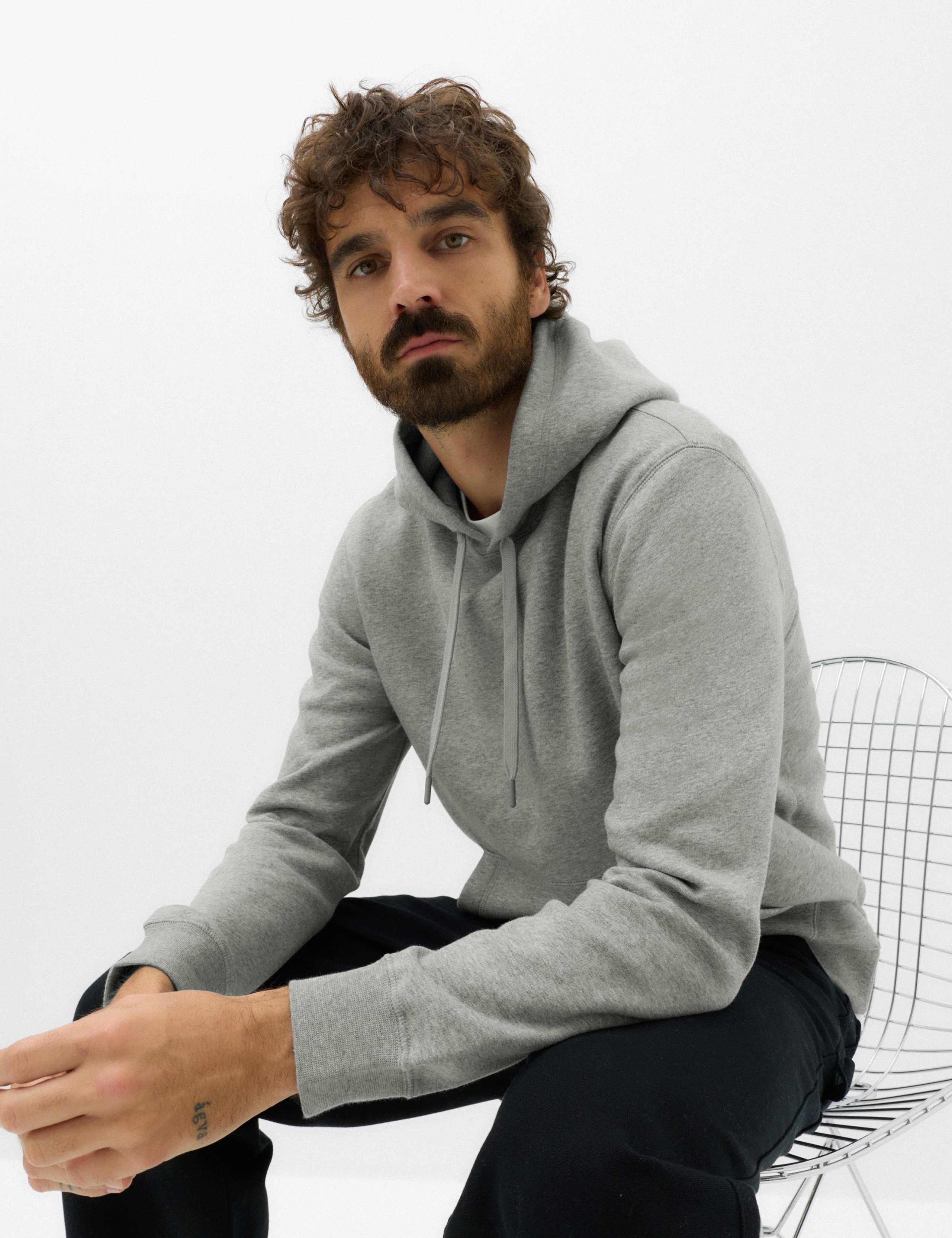 Cotton Rich Brushback Hoodie 7 of 7