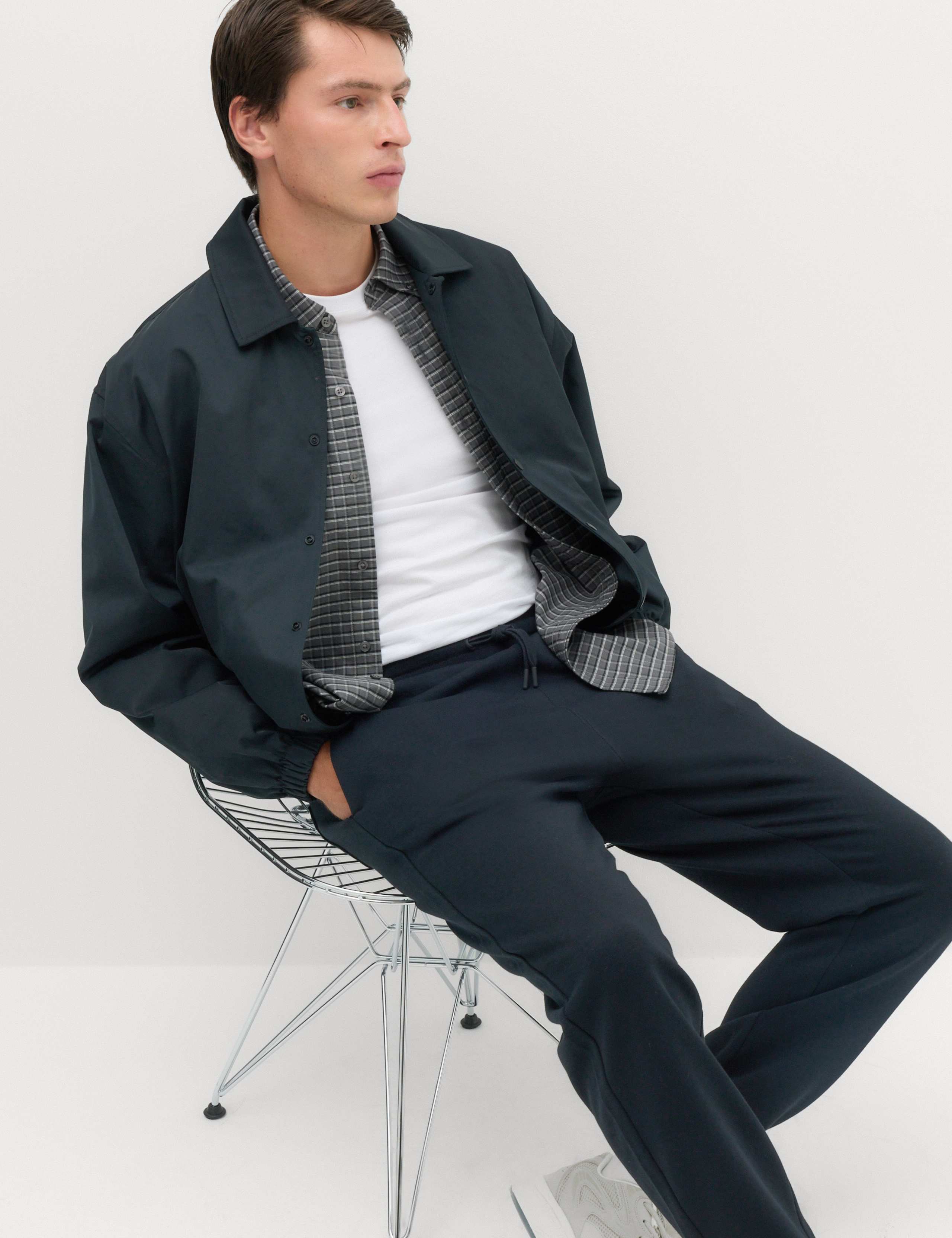 Cotton Rich Brushback Cuffed Joggers 5 of 6