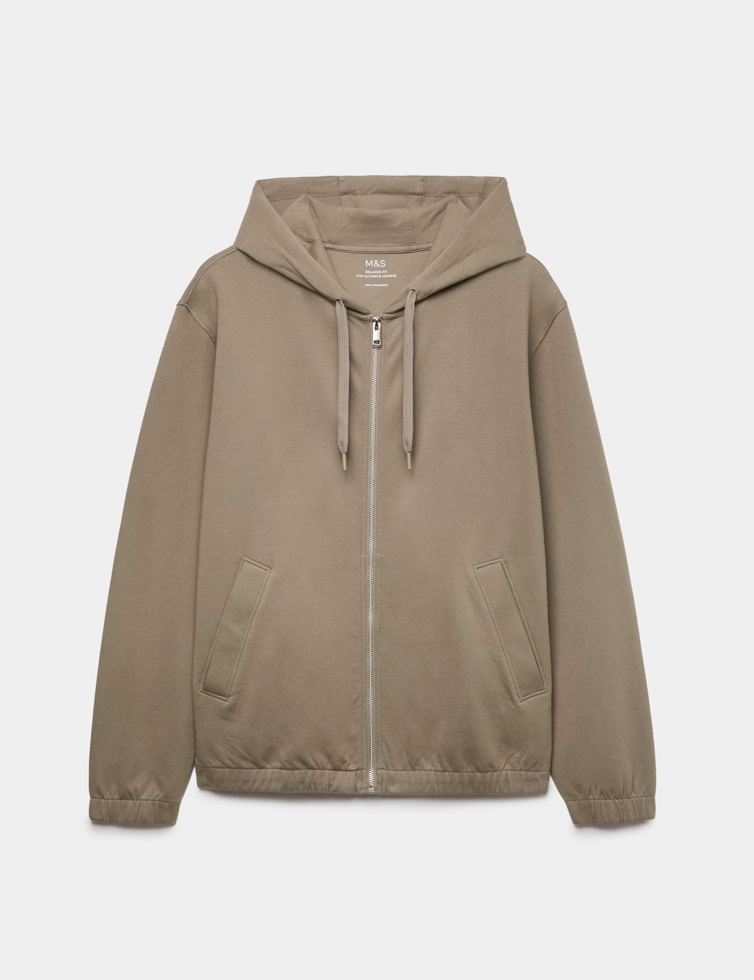 Ultimate Cotton Rich Zip Up Hoodie 2 of 6
