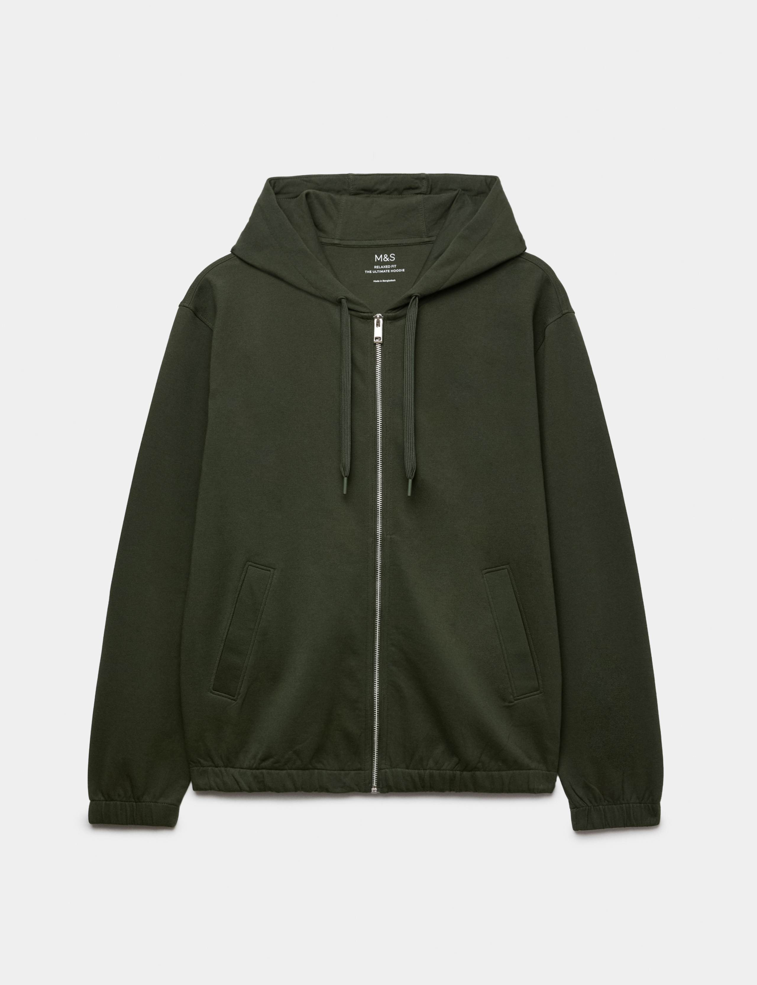 Ultimate Cotton Rich Zip Up Hoodie 2 of 6