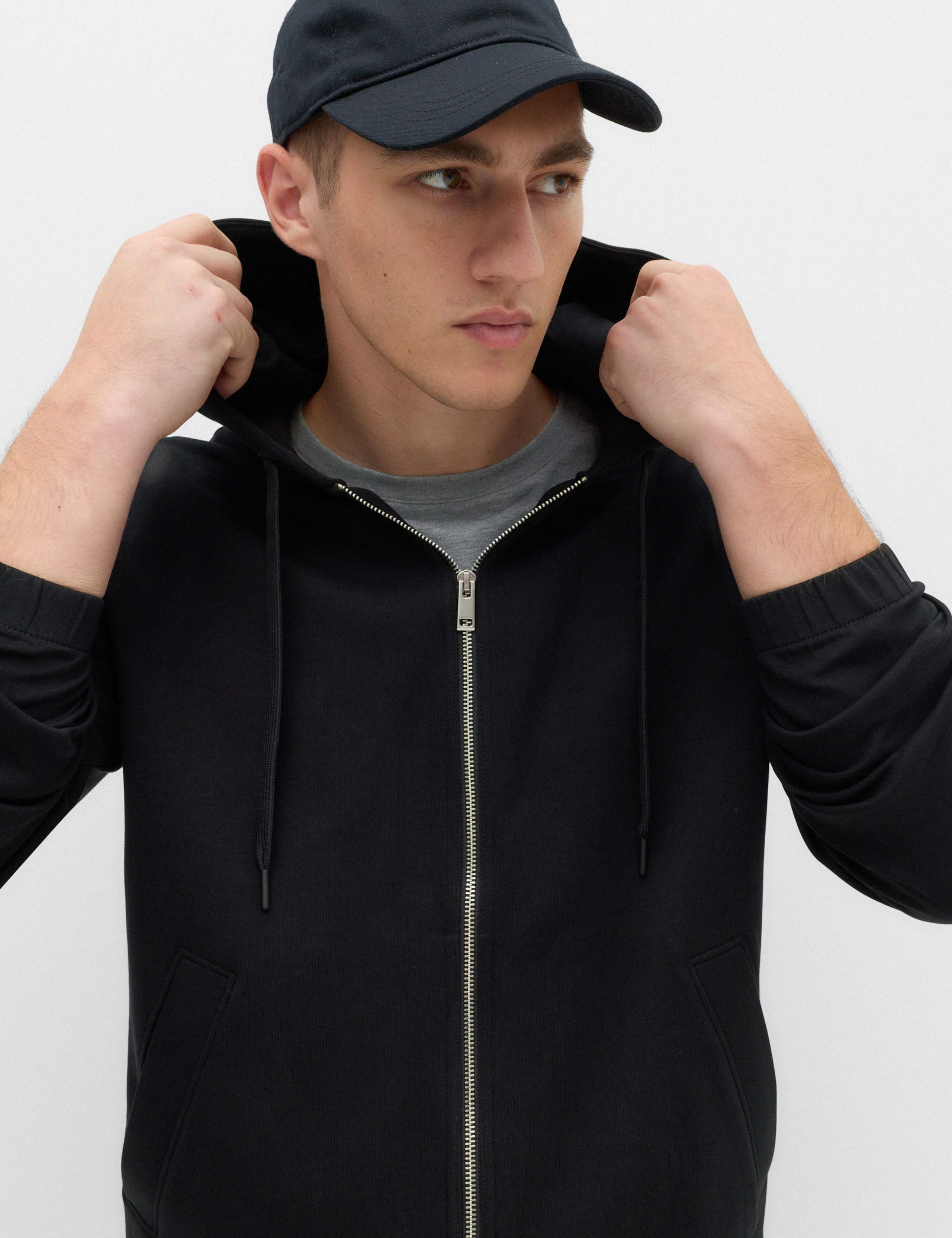 Ultimate Cotton Rich Zip Up Hoodie 3 of 5