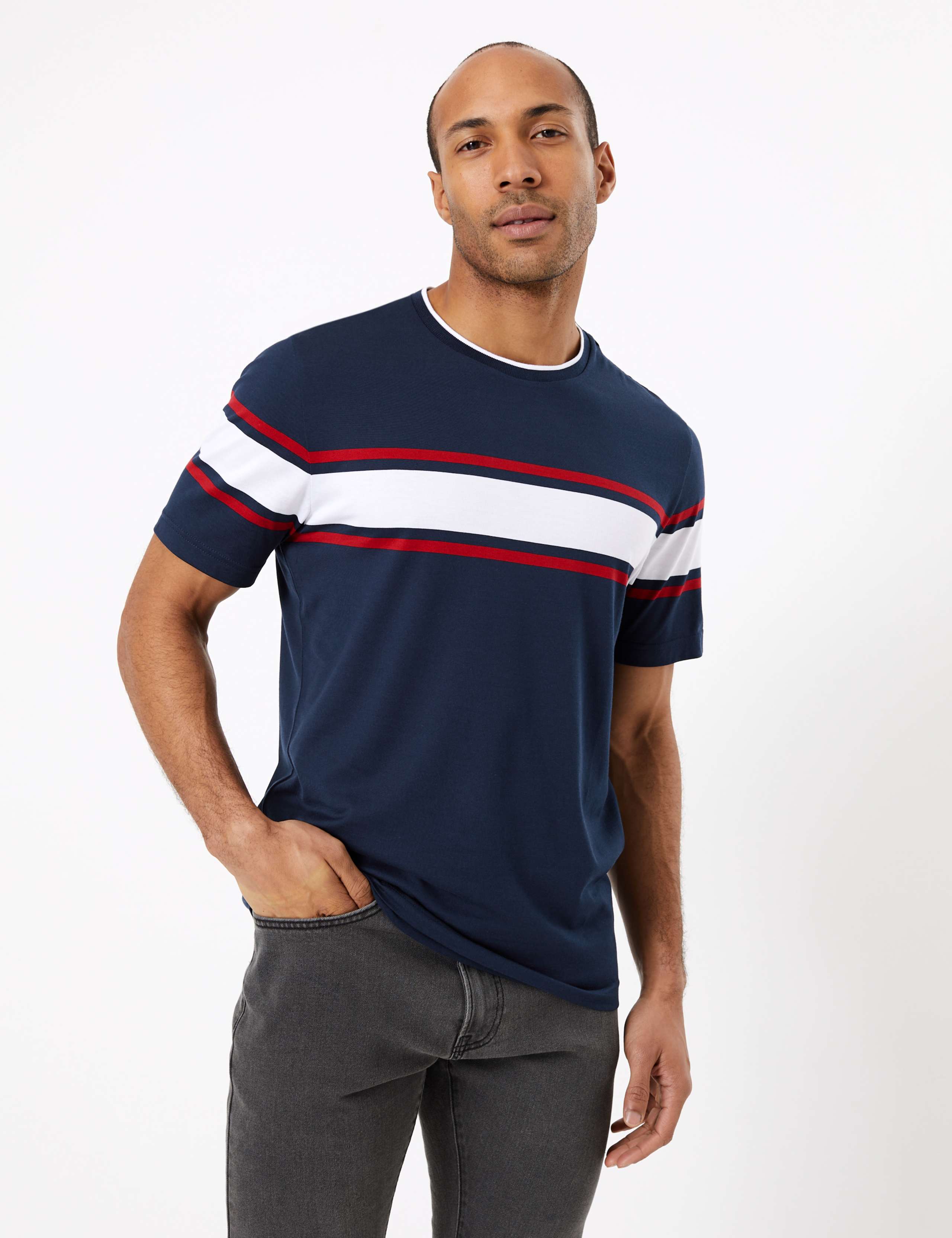 Regular Fit Striped T-Shirt 1 of 4