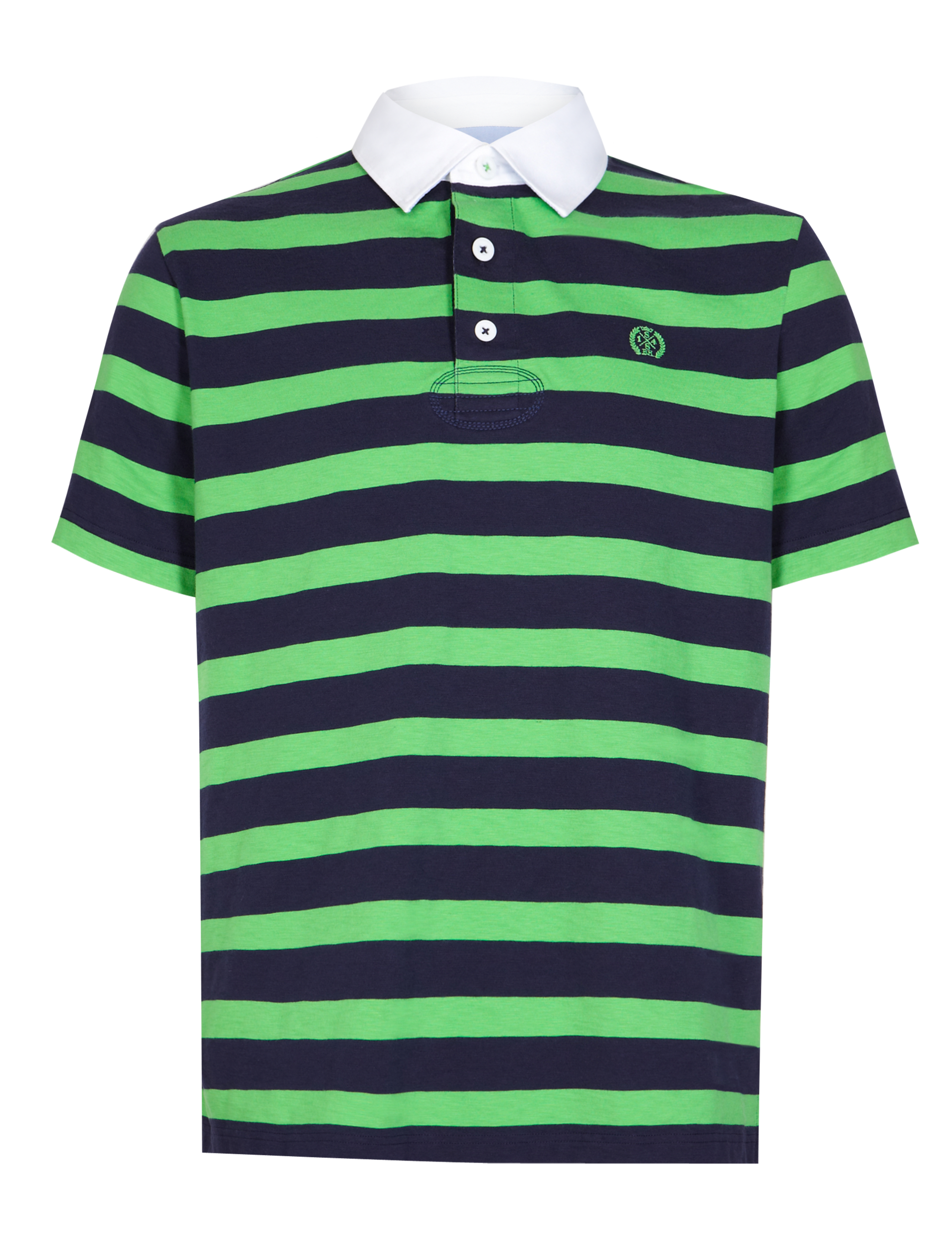 Pure Cotton Striped Polo Shirt 2 of 4