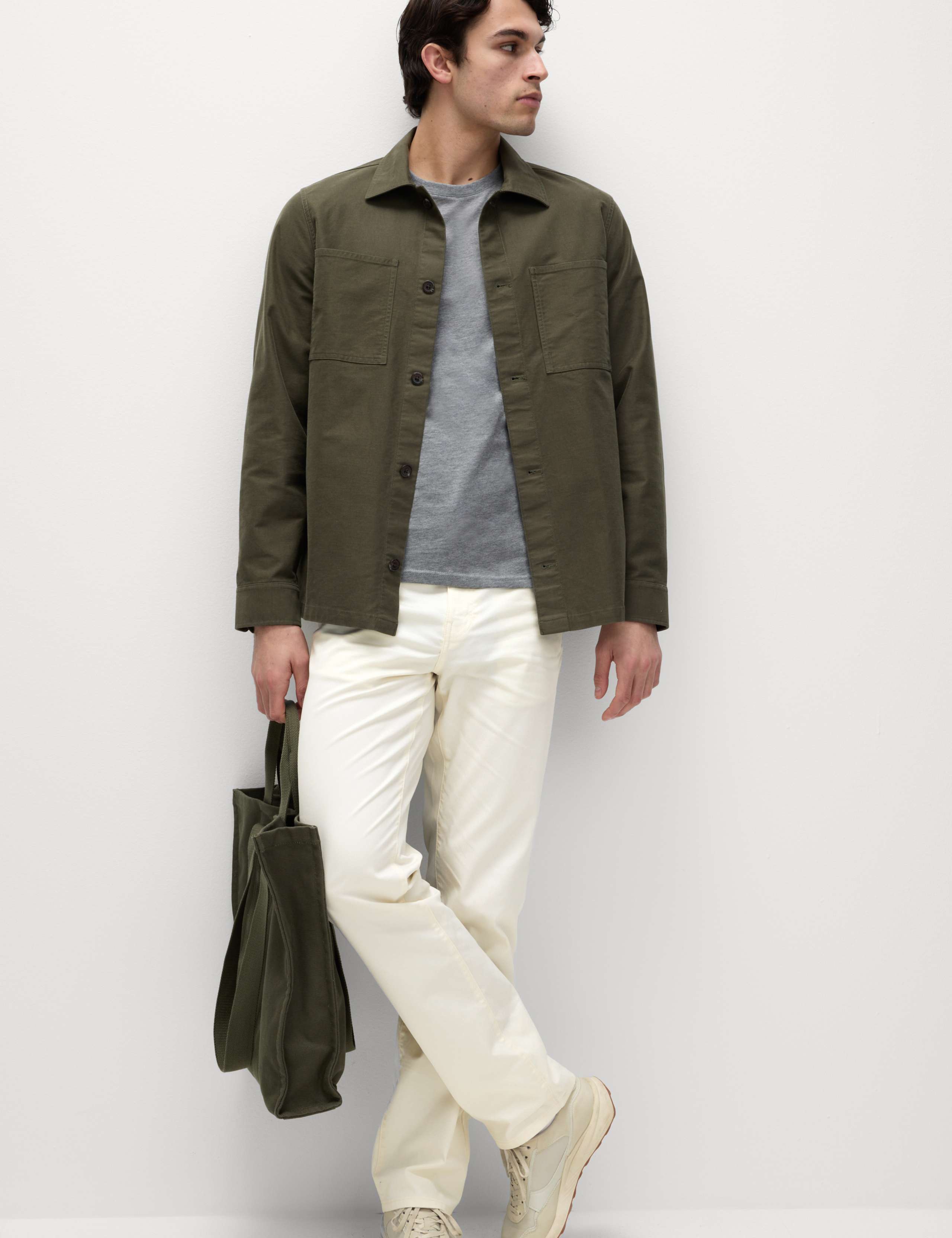 5pk Pure Cotton Crew Neck T-Shirts 3 of 4