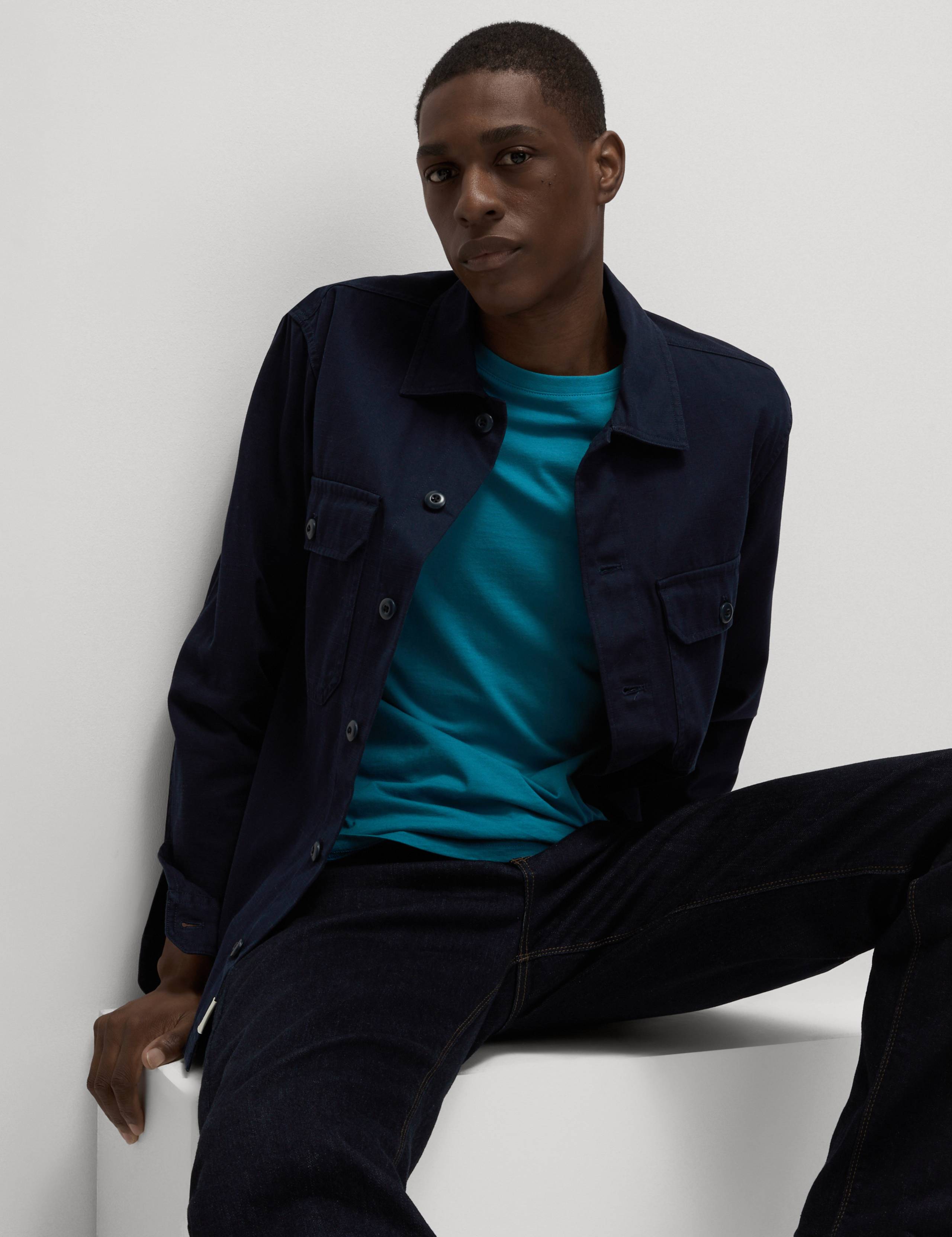 7 Pack Pure Cotton Crew Neck T-Shirts 3 of 5