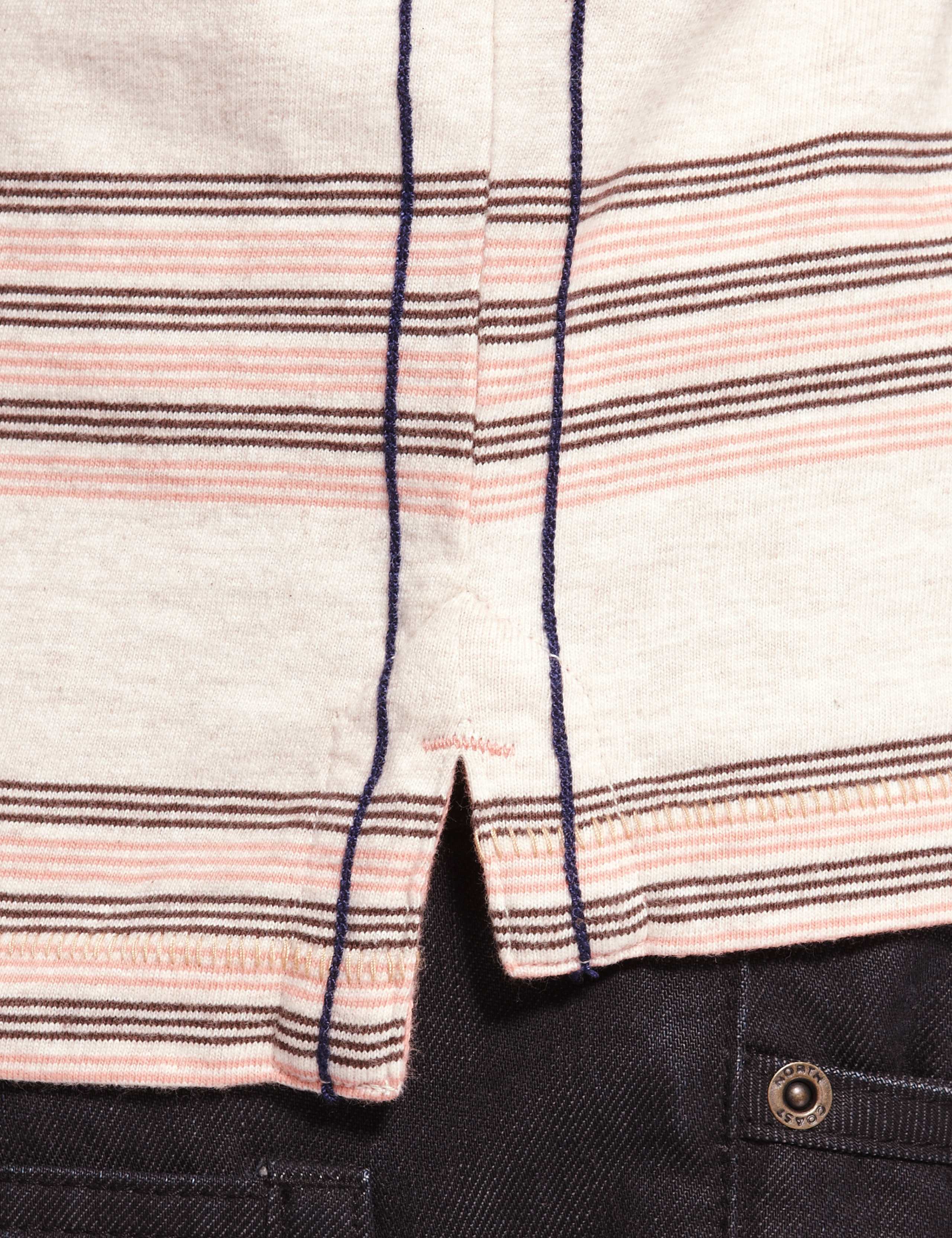 Pure Cotton Striped Polo Shirt 5 of 5