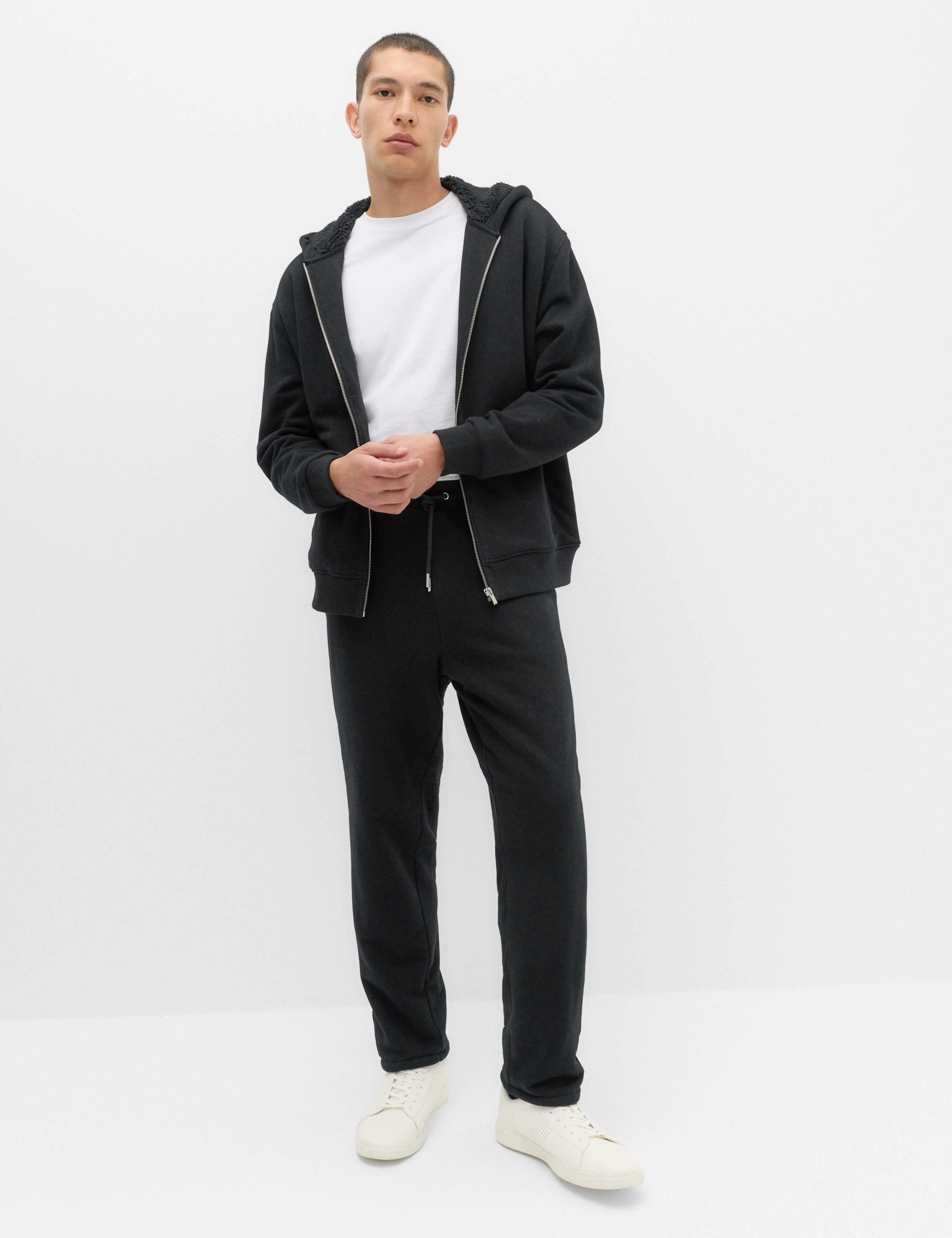 Fleece Lined Long Sleeve Zip Up Hoodie 6 of 7