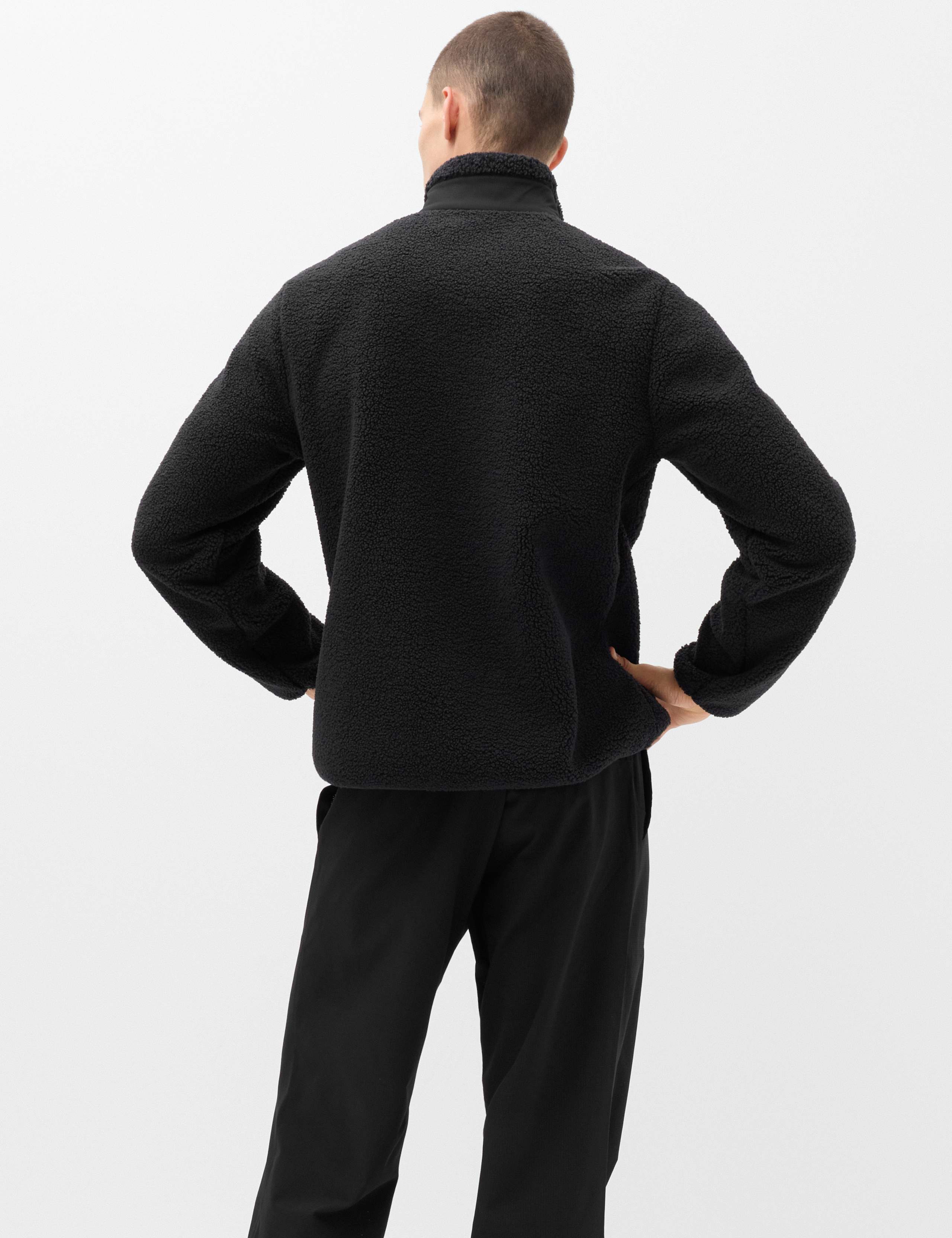 Fleece Windproof Zip Up Funnel Neck Jacket 4 of 6