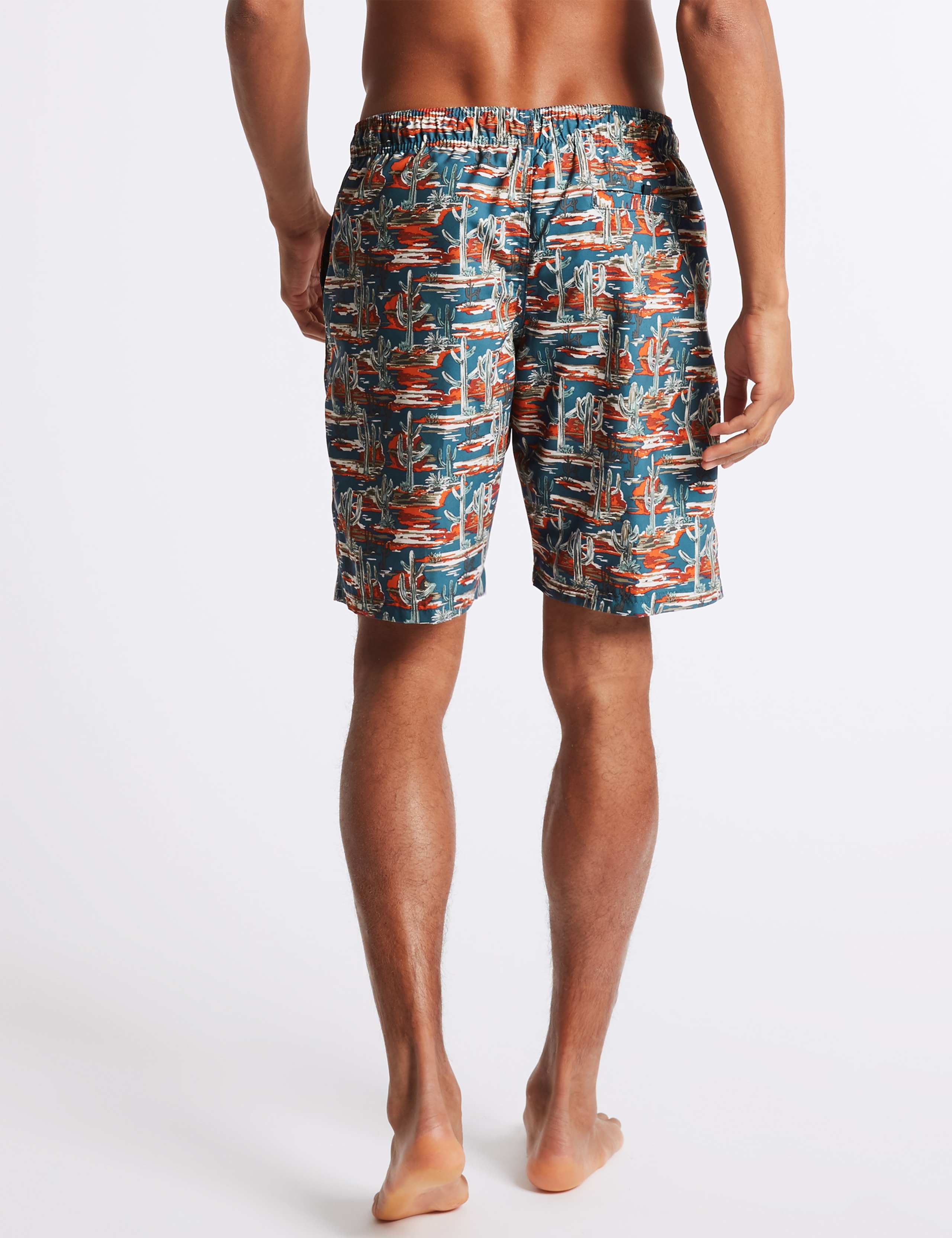 Cactus Print Quick Dry Swim Shorts 3 of 4