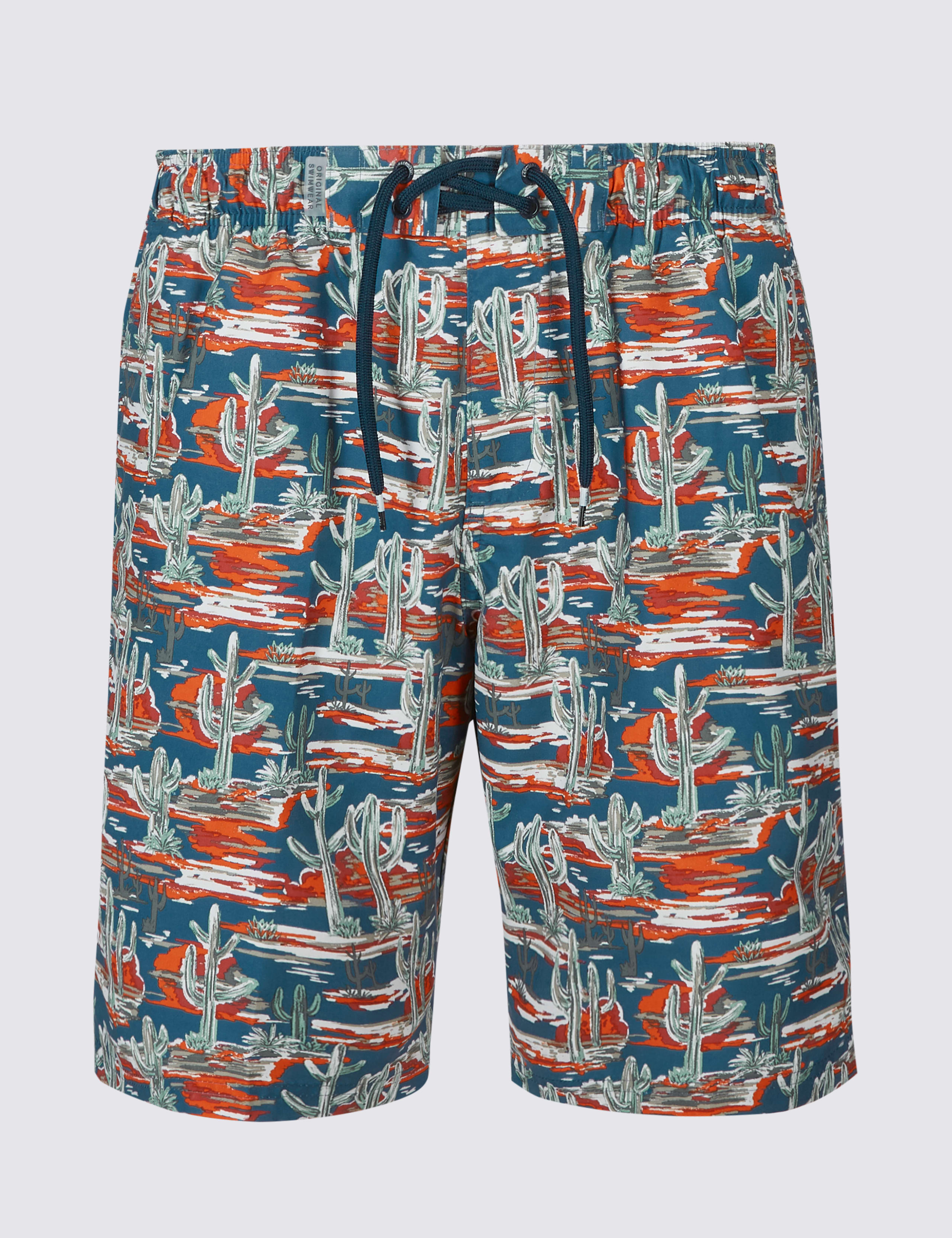 Cactus Print Quick Dry Swim Shorts 2 of 4