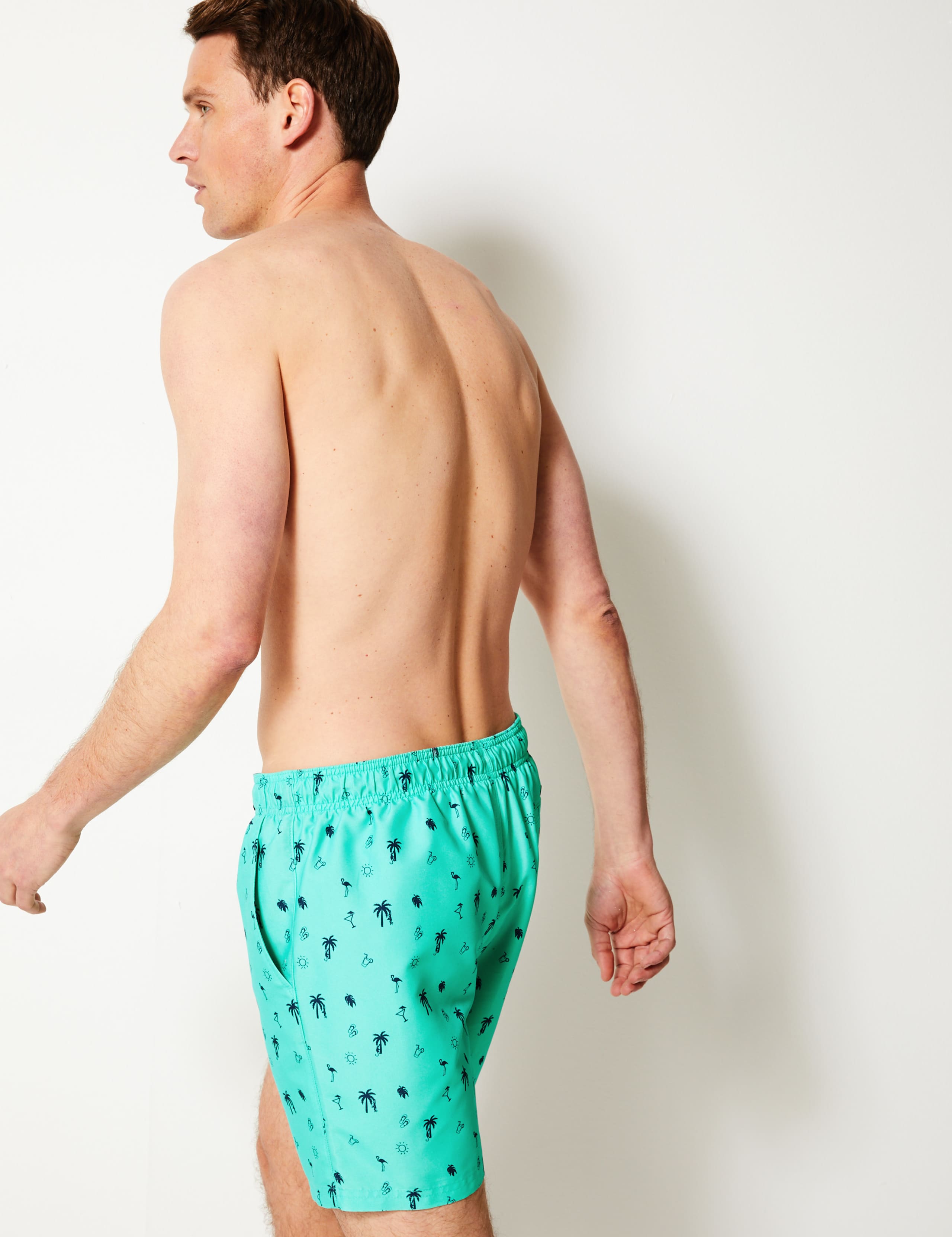 Quick Dry Beach Print Swim Shorts 2 of 2