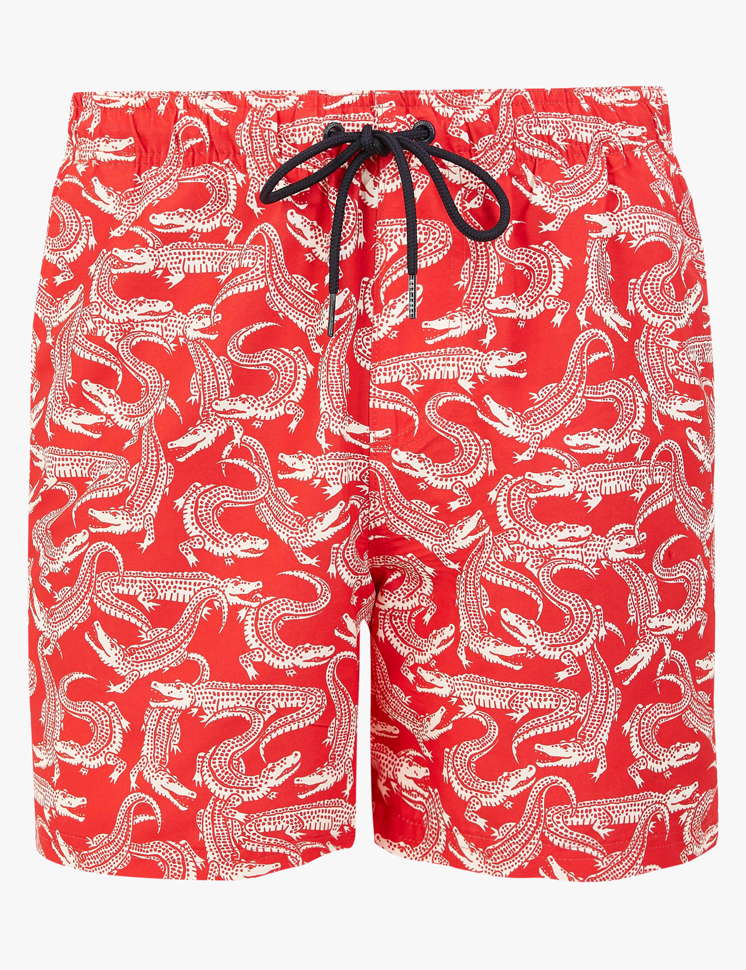 Quick Dry Crocodile Print Swim Shorts 2 of 4