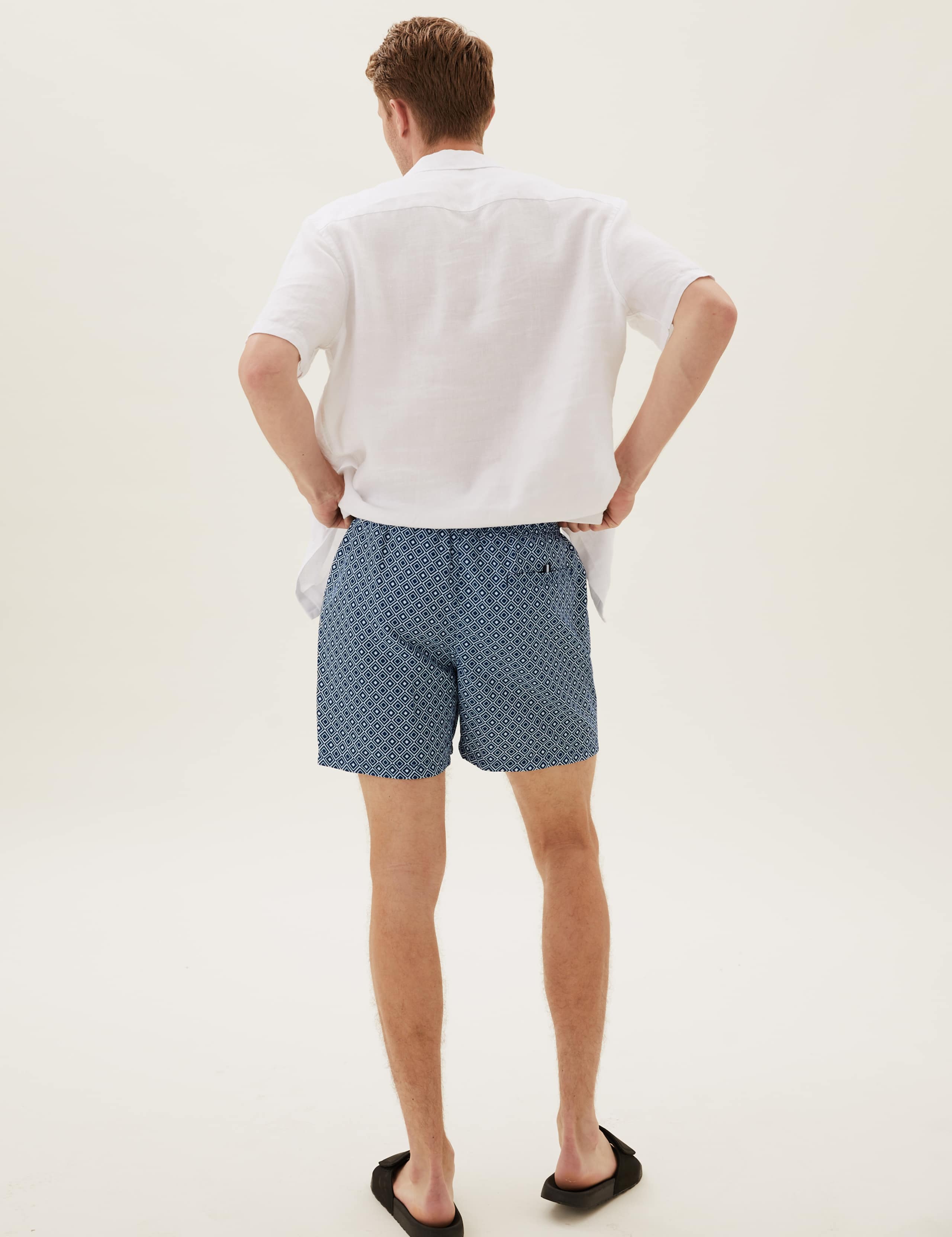 Quick Dry Geometric Swim Shorts 5 of 5