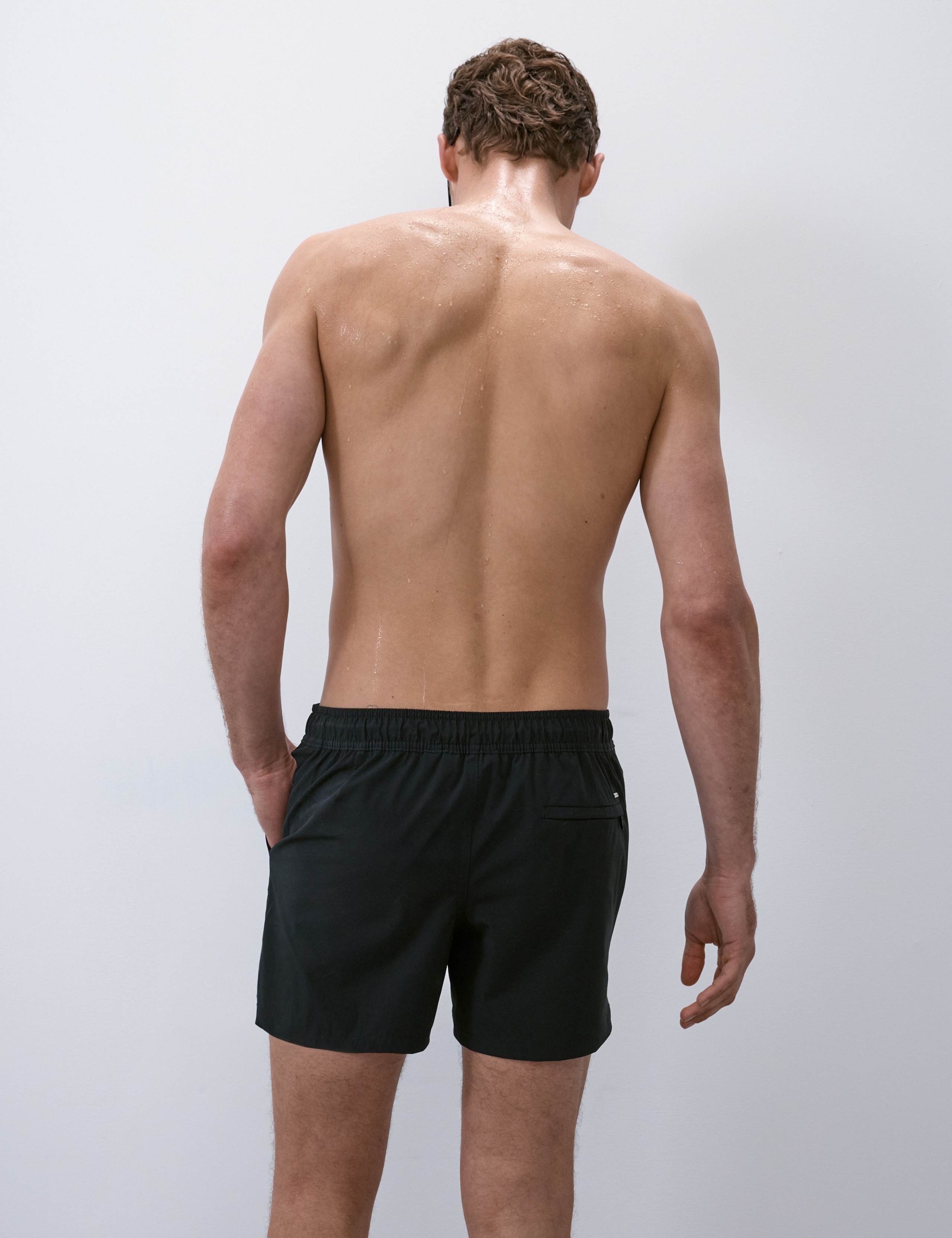 Mid Length Quick Dry Stretch Swim Shorts 5 of 6