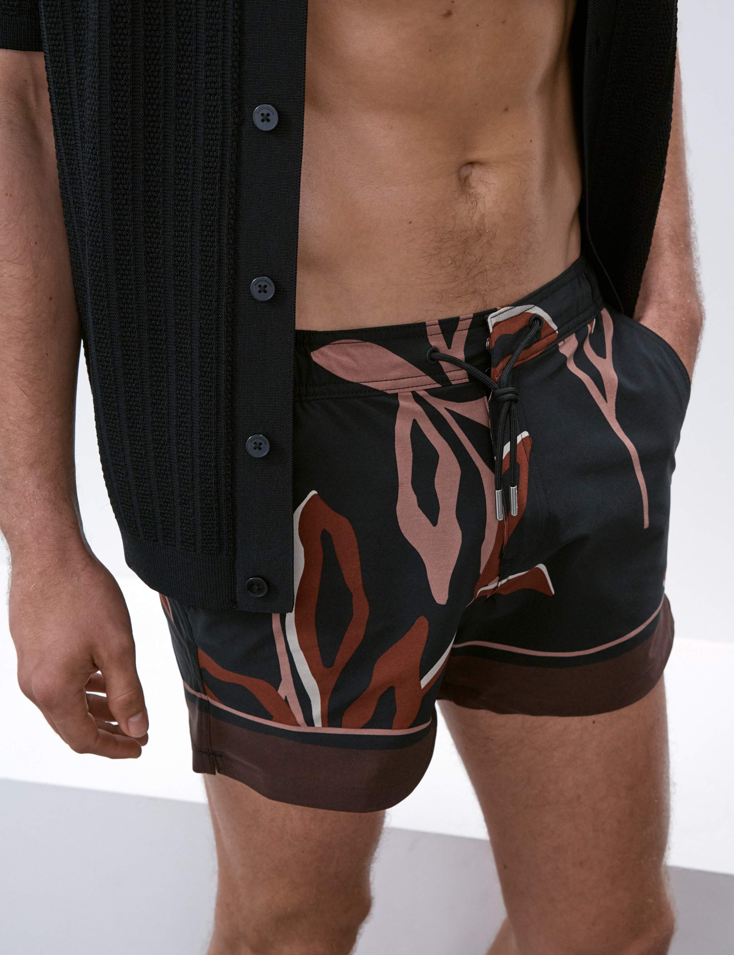 Quick Dry Stretch Floral Print Swim Shorts 6 of 6