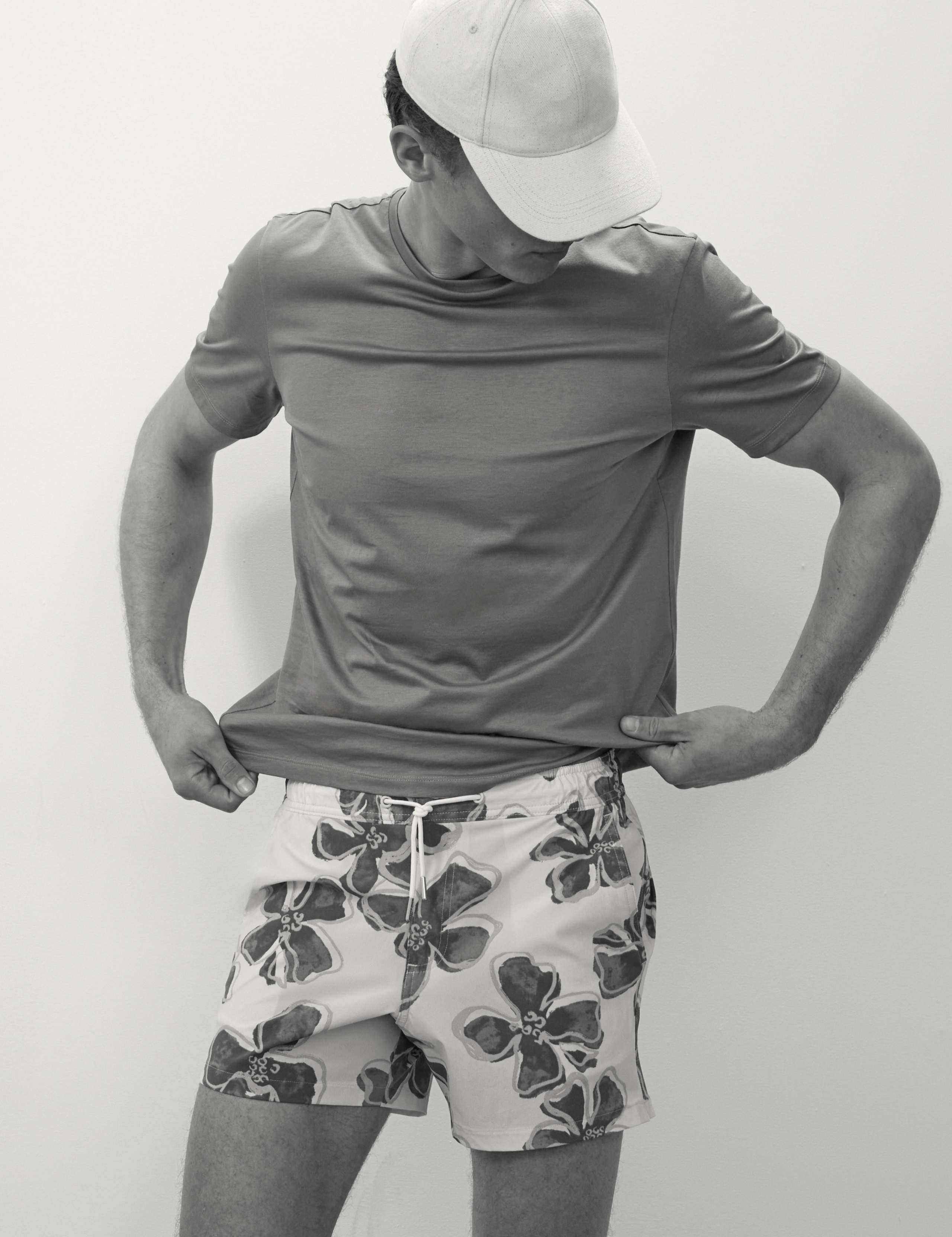 Quick Dry Stretch Floral Print Swim Shorts 3 of 6