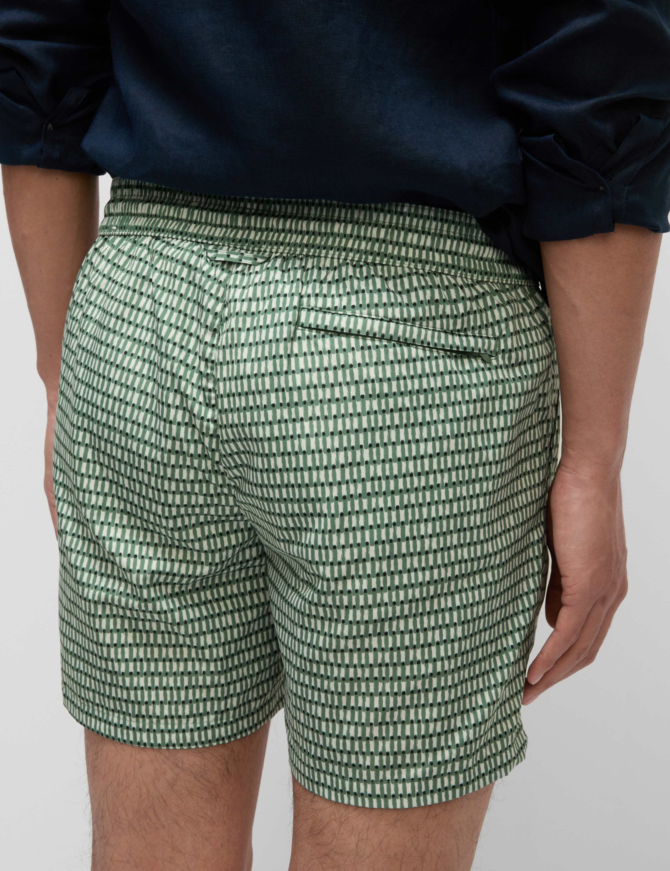 Quick Dry Geometric Print Swim Short 3 of 5