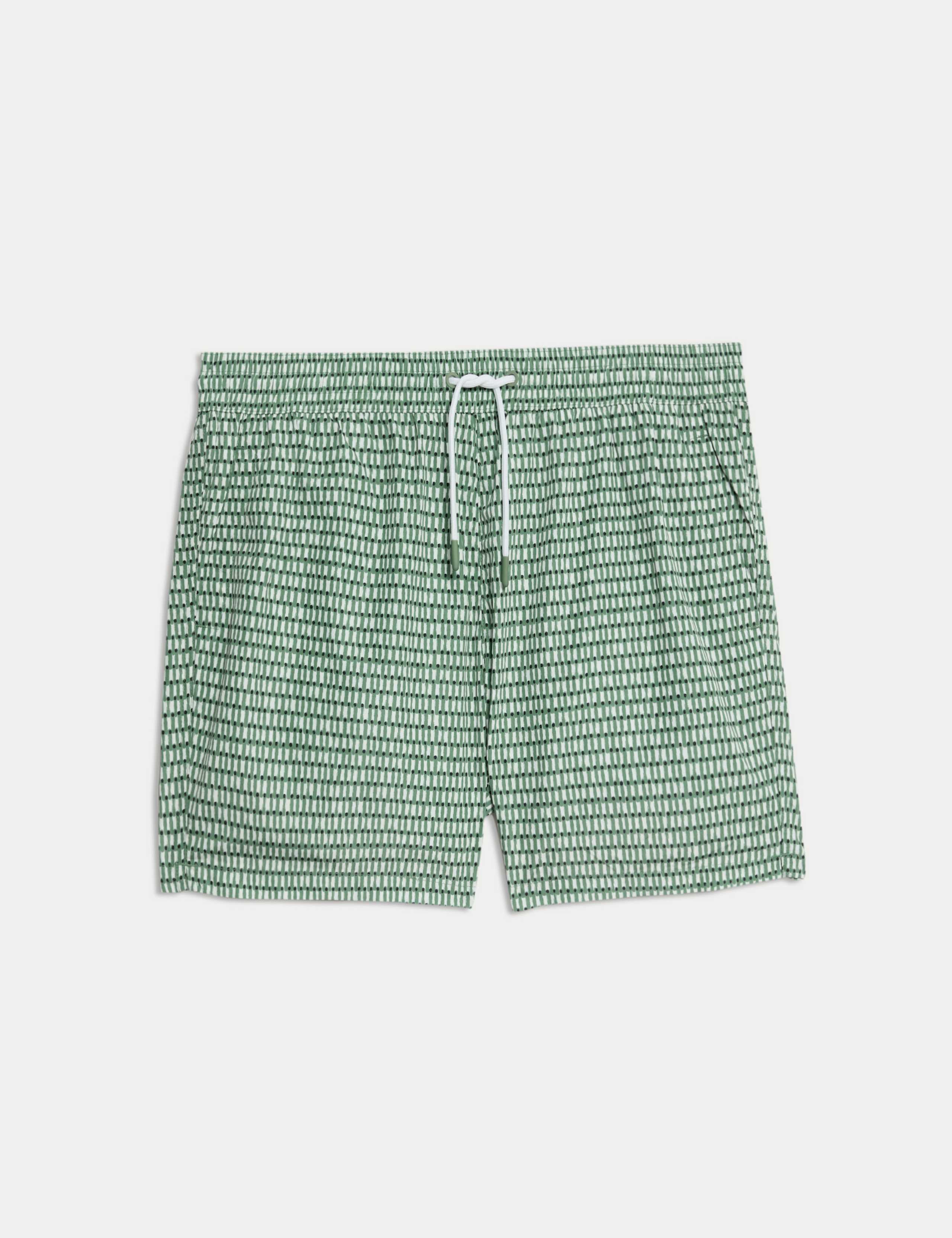 Quick Dry Geometric Print Swim Short 2 of 5