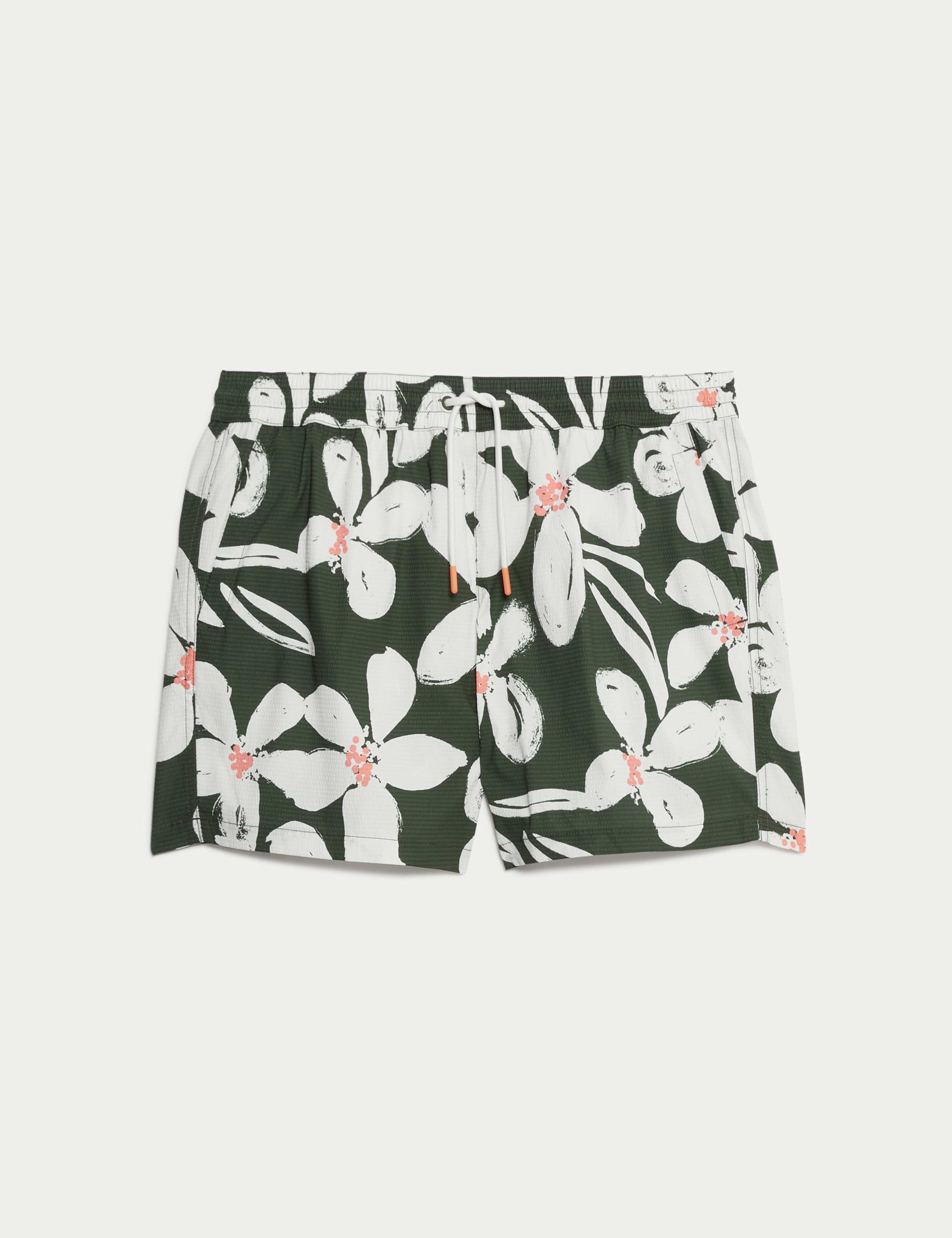 Quick Dry Floral Print Swim Shorts 2 of 6