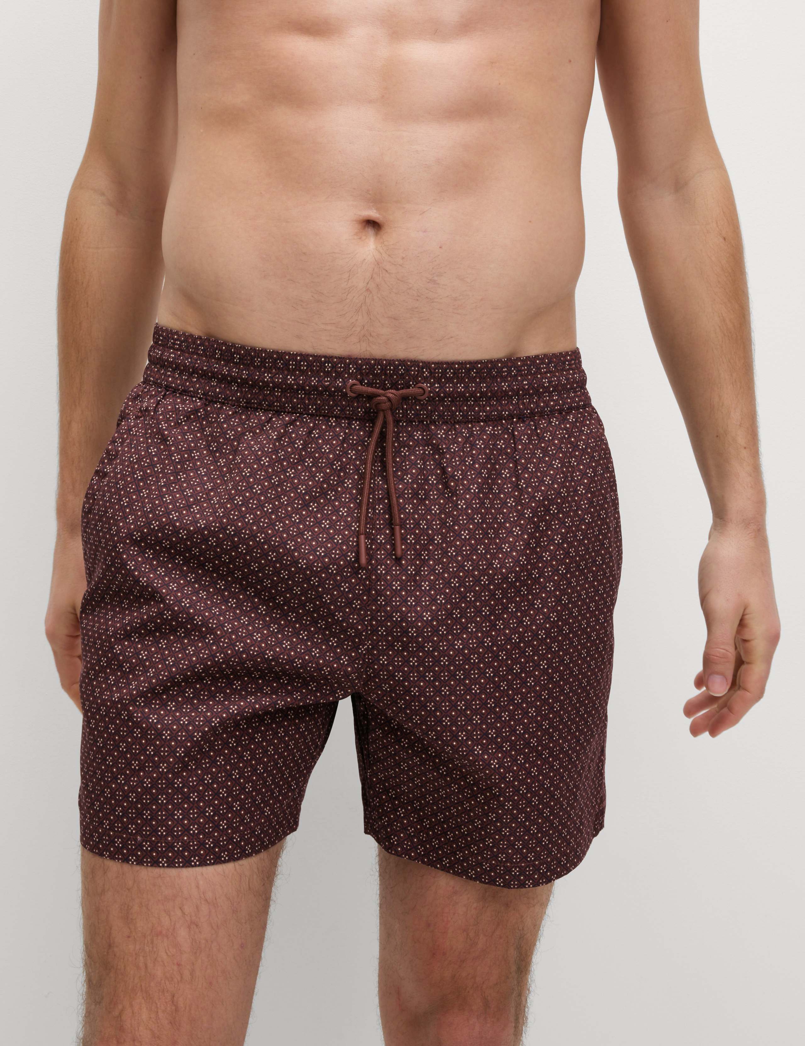 Quick Dry Geometric Print Swim Shorts 4 of 5