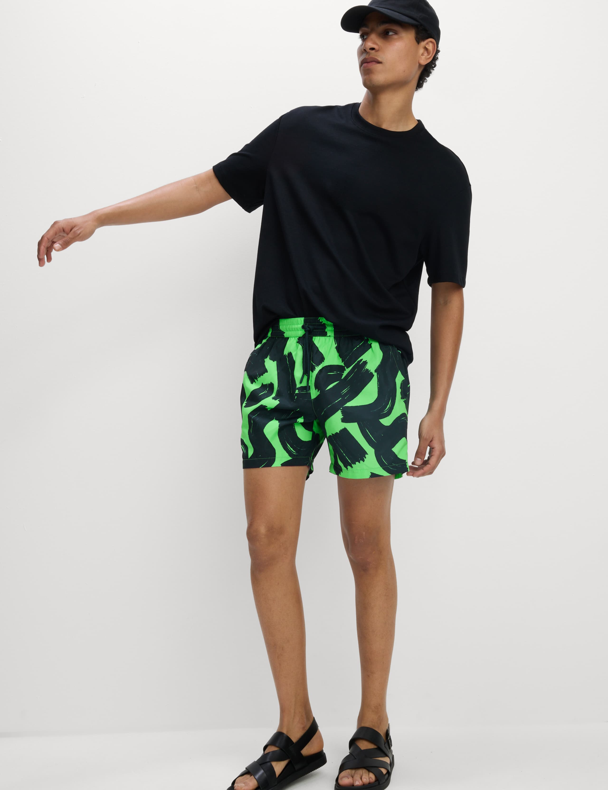 Quick Dry Printed Swim Shorts 4 of 4