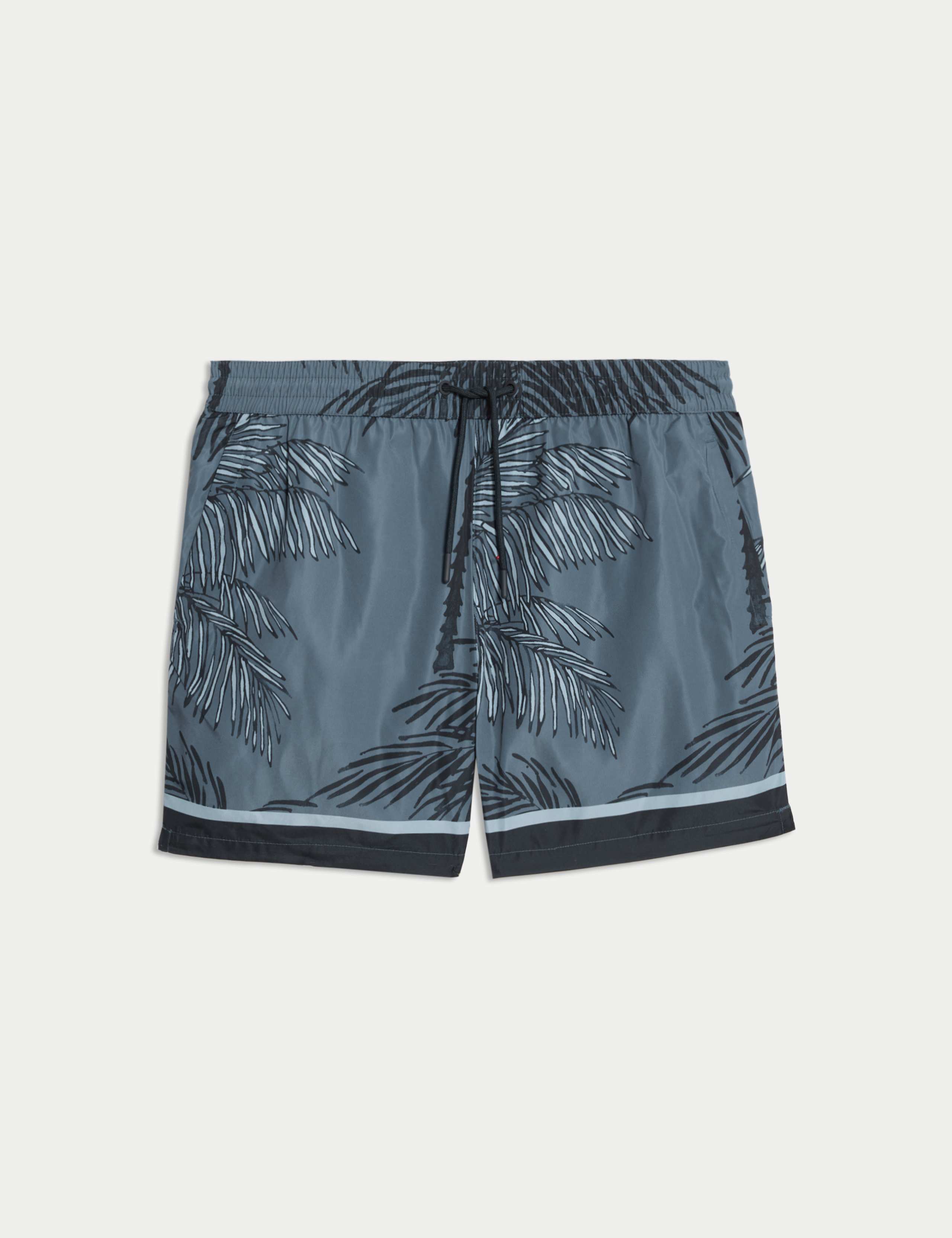 Quick Dry Leaf Print Swim shorts 2 of 7