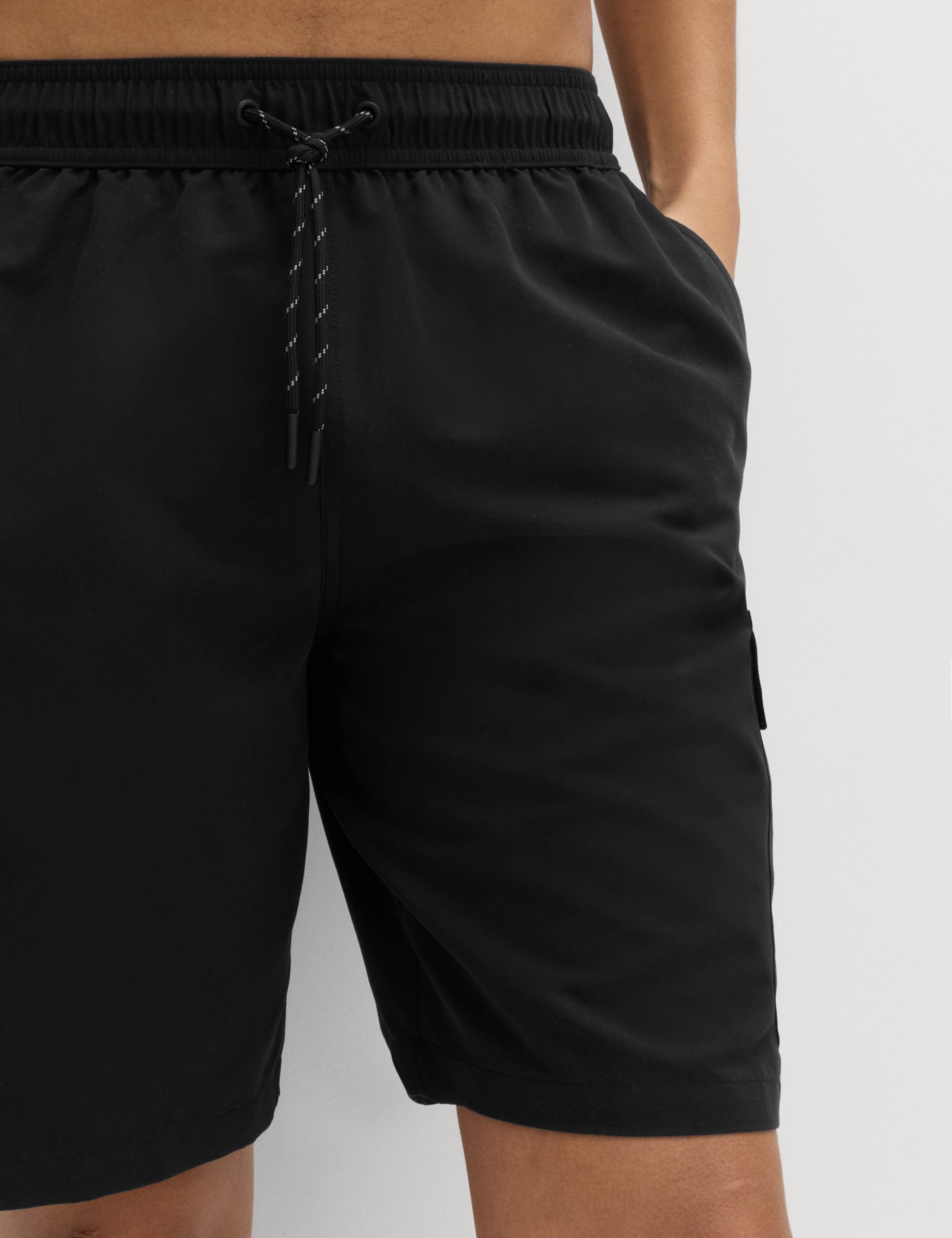 Quick Dry Longer Length Cargo Swim Shorts 3 of 5