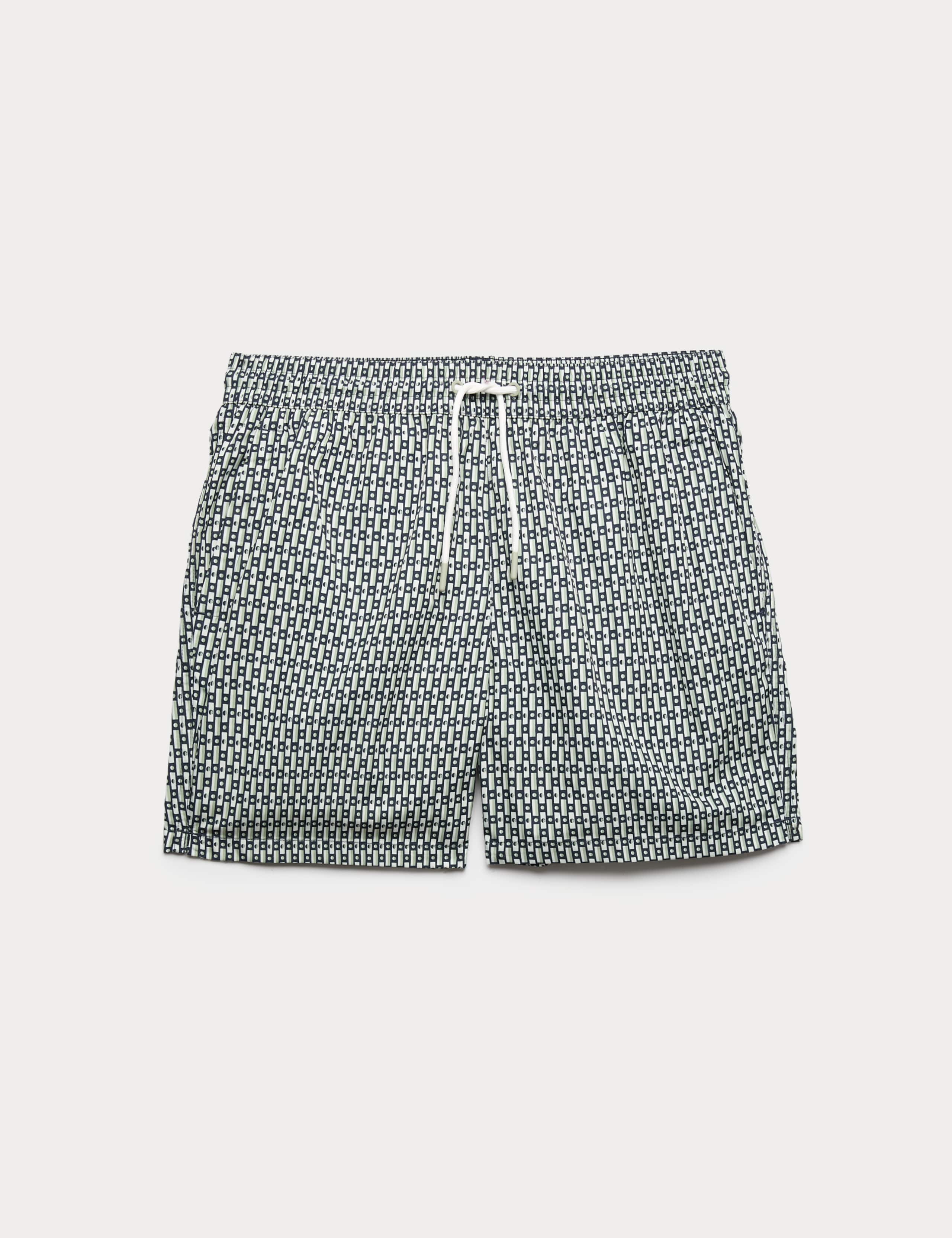 Quick Dry Geometric Print Swim Shorts 1 of 1