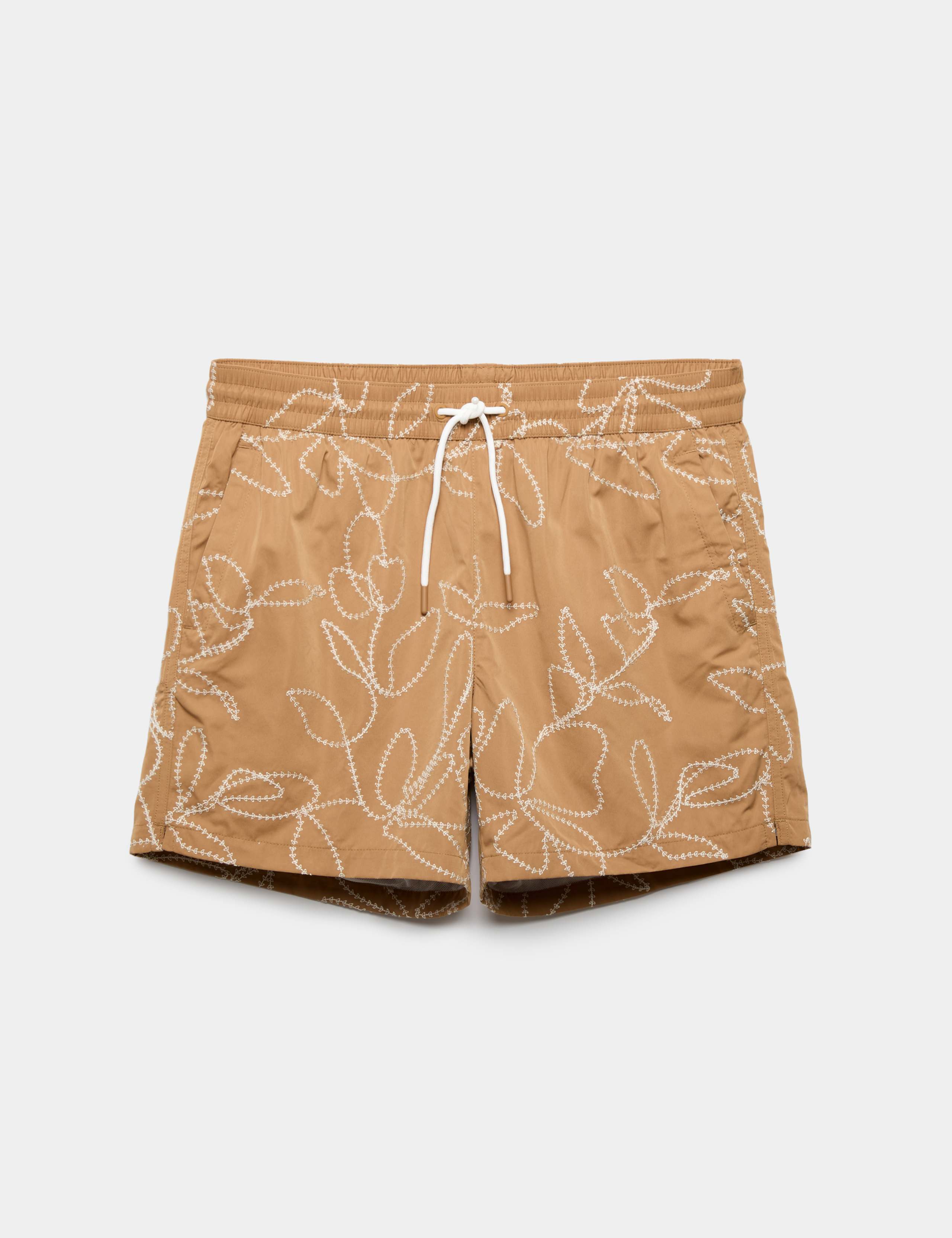 Quick Dry Embroidered Swim Shorts 1 of 1