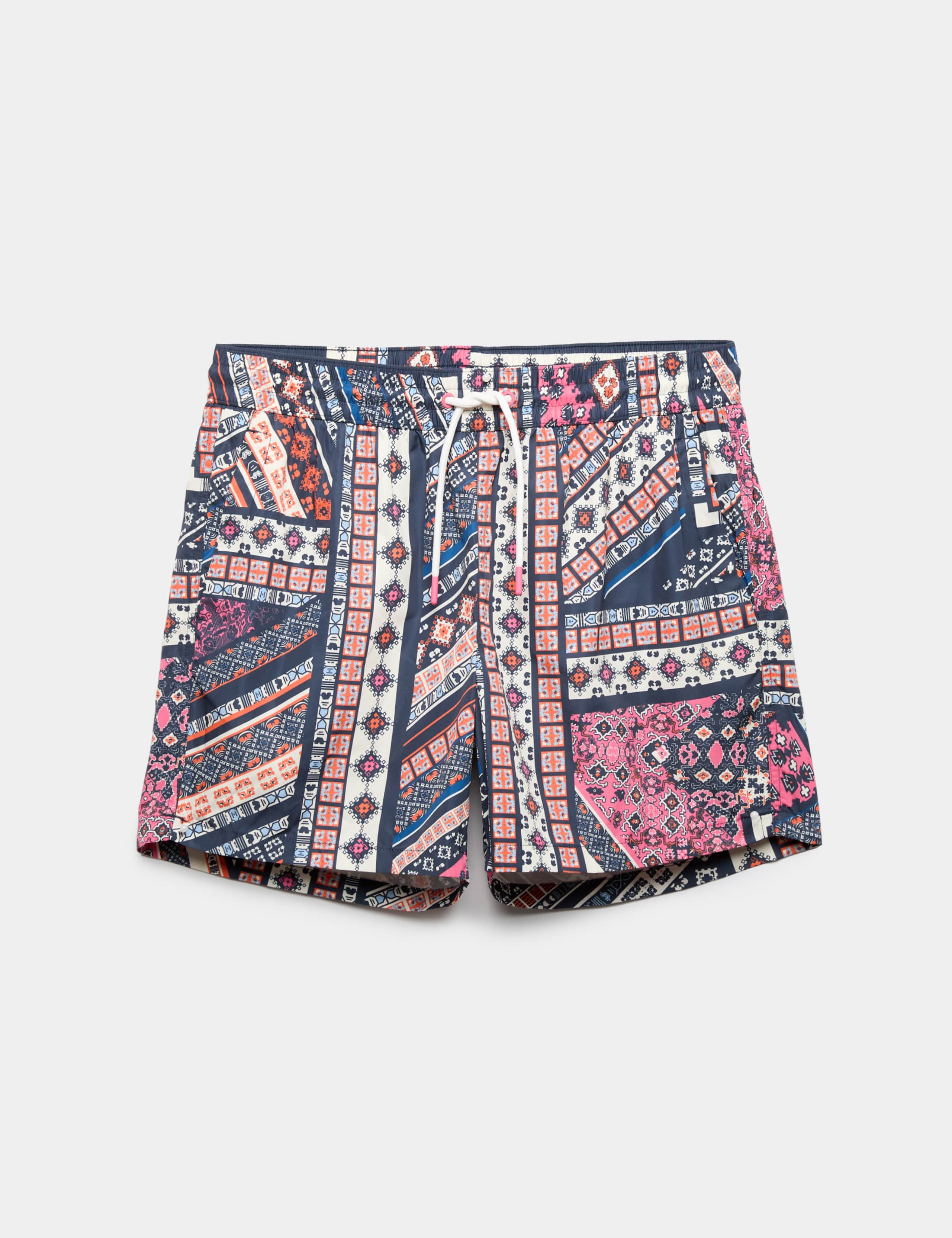Quick Dry Mid Length Printed Swim Shorts 2 of 7