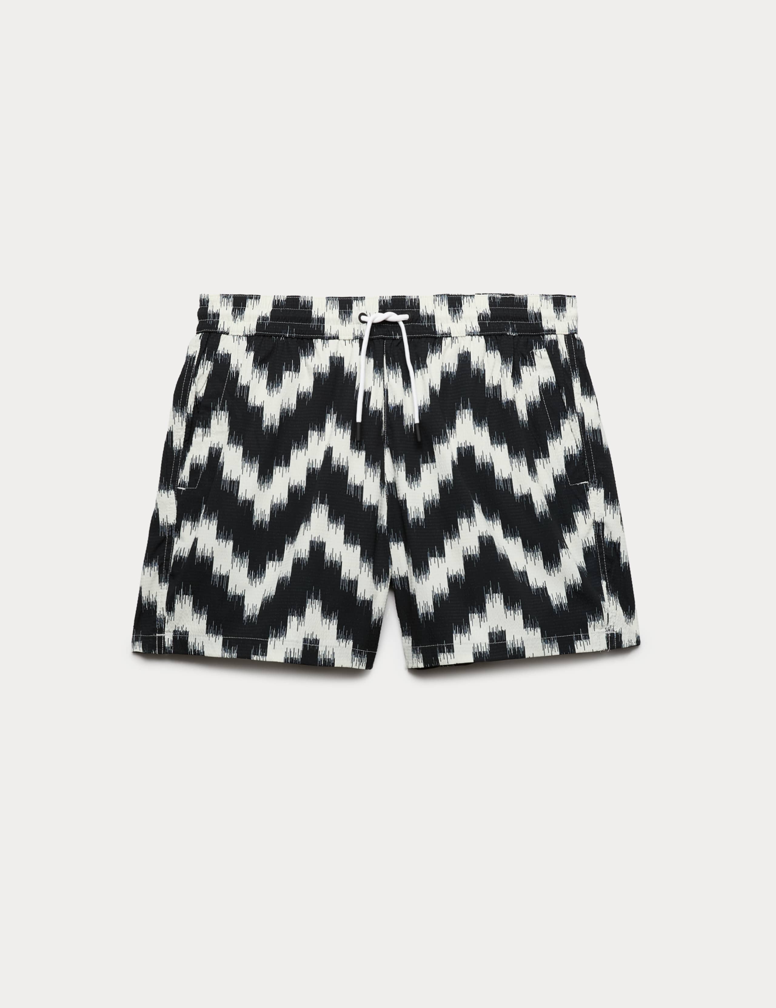 Quick Dry Textured Printed Swim Shorts 2 of 6