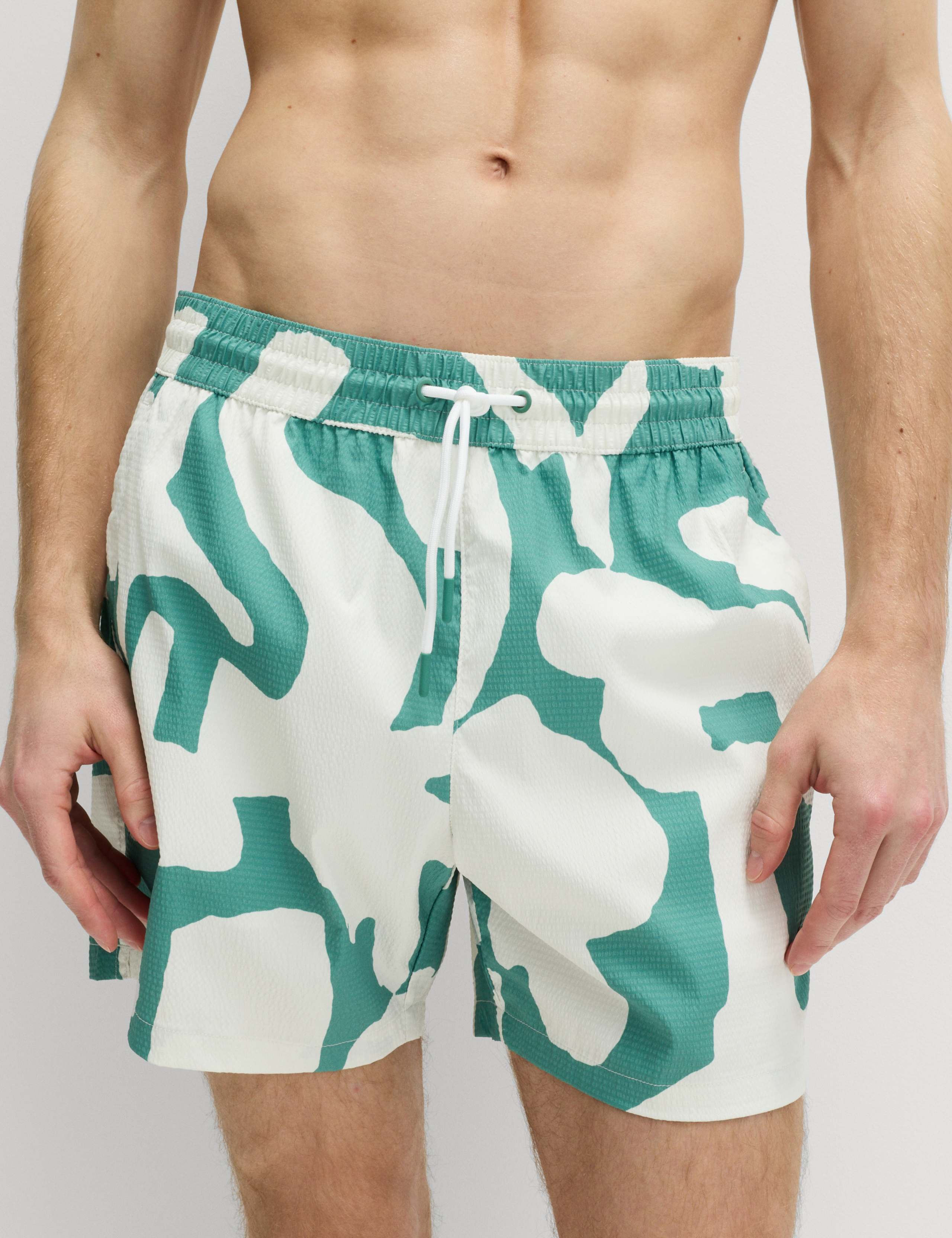 Quick Dry Printed Swim Shorts 3 of 5