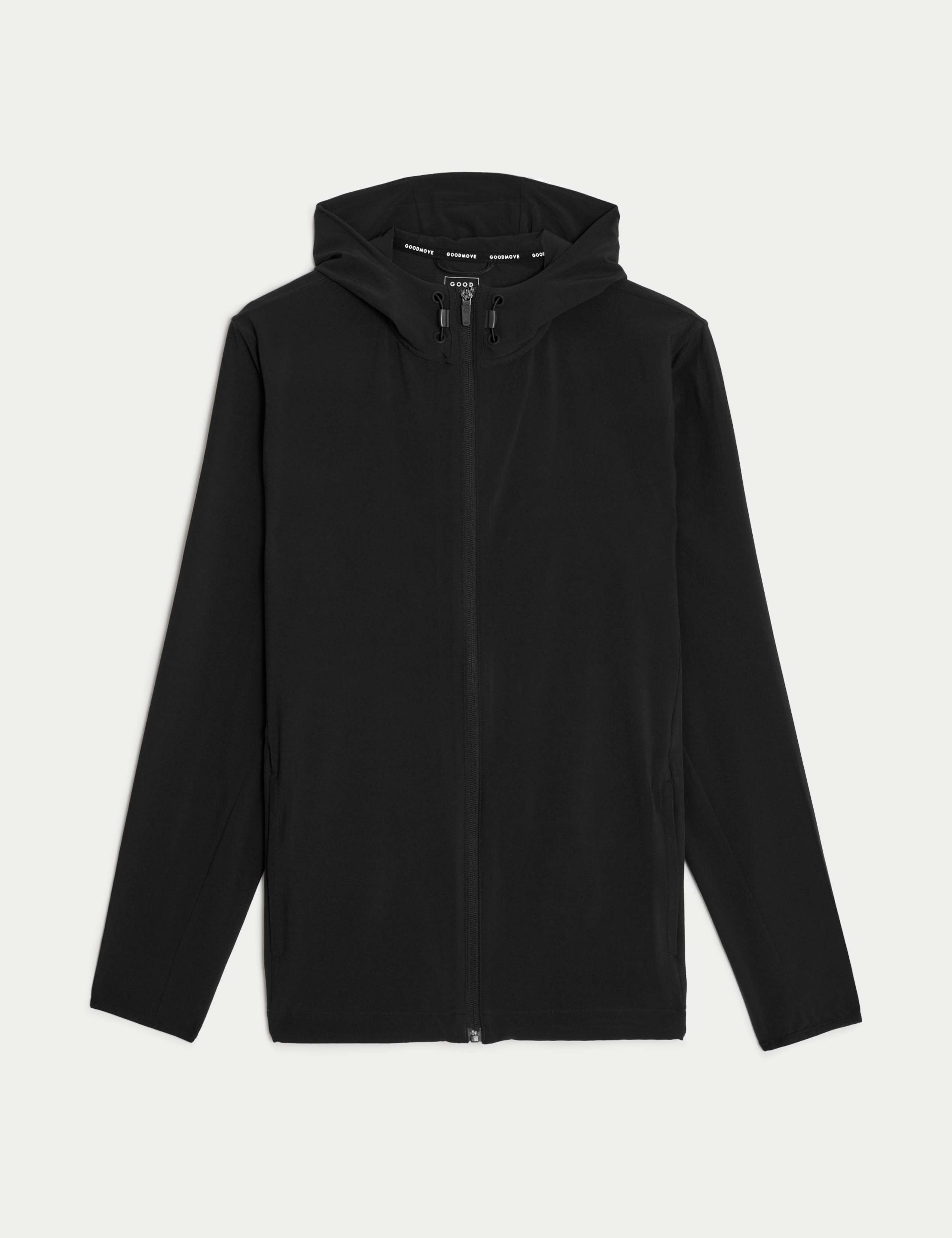 Zip Up Long Sleeve Hooded Jacket 2 of 8