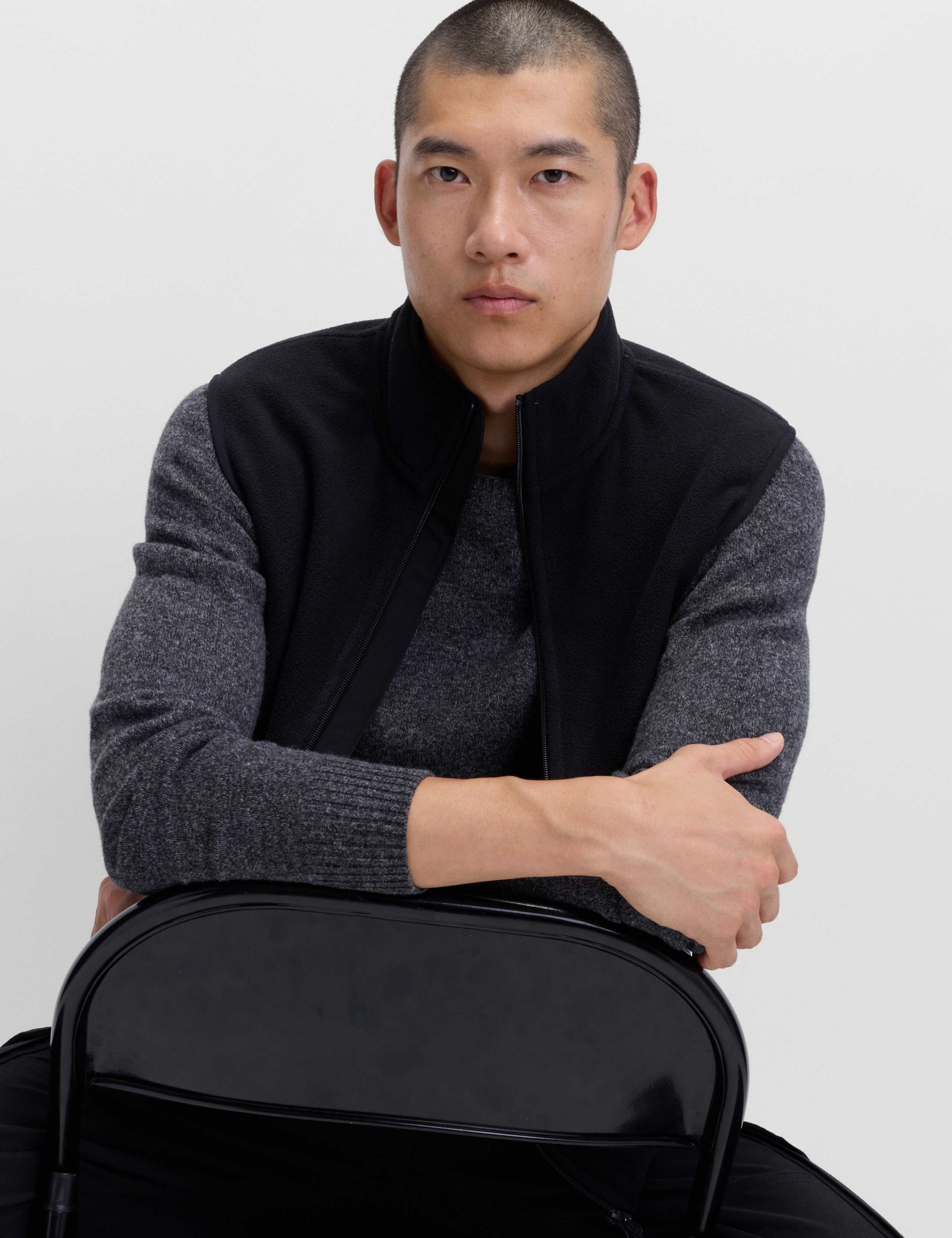 Micro Fleece Funnel Neck Gilet 7 of 7