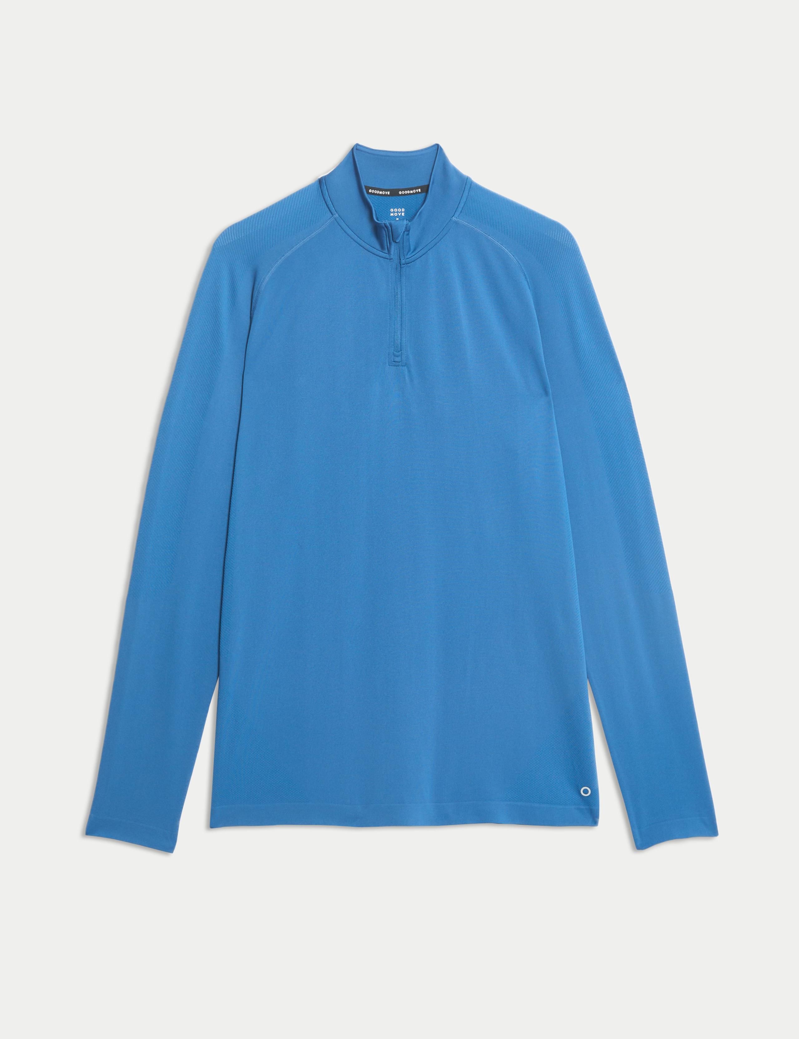 Funnel Neck Half Zip Top 2 of 6