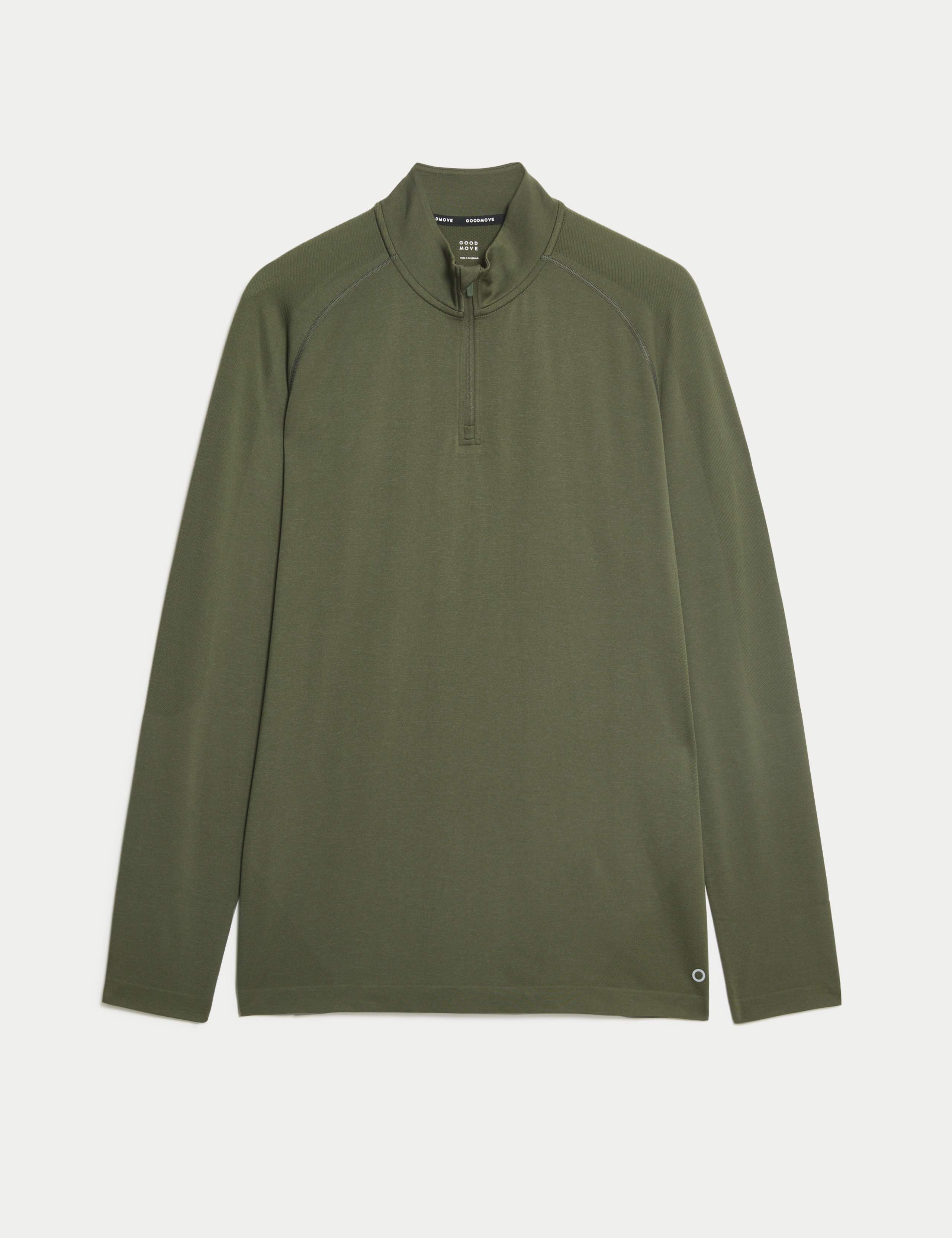 Funnel Neck Half Zip Top 2 of 6