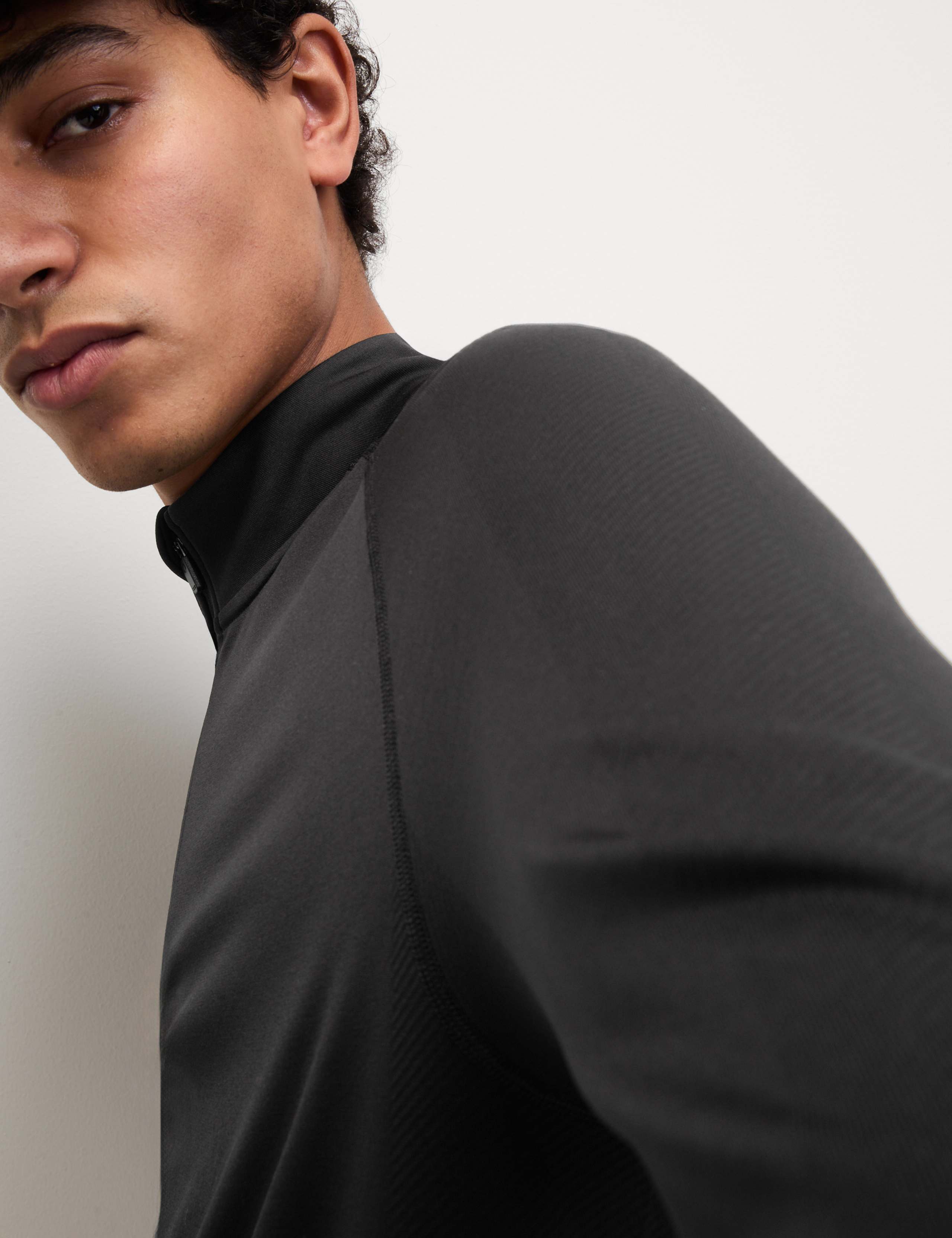 Funnel Neck Half Zip Top 4 of 6