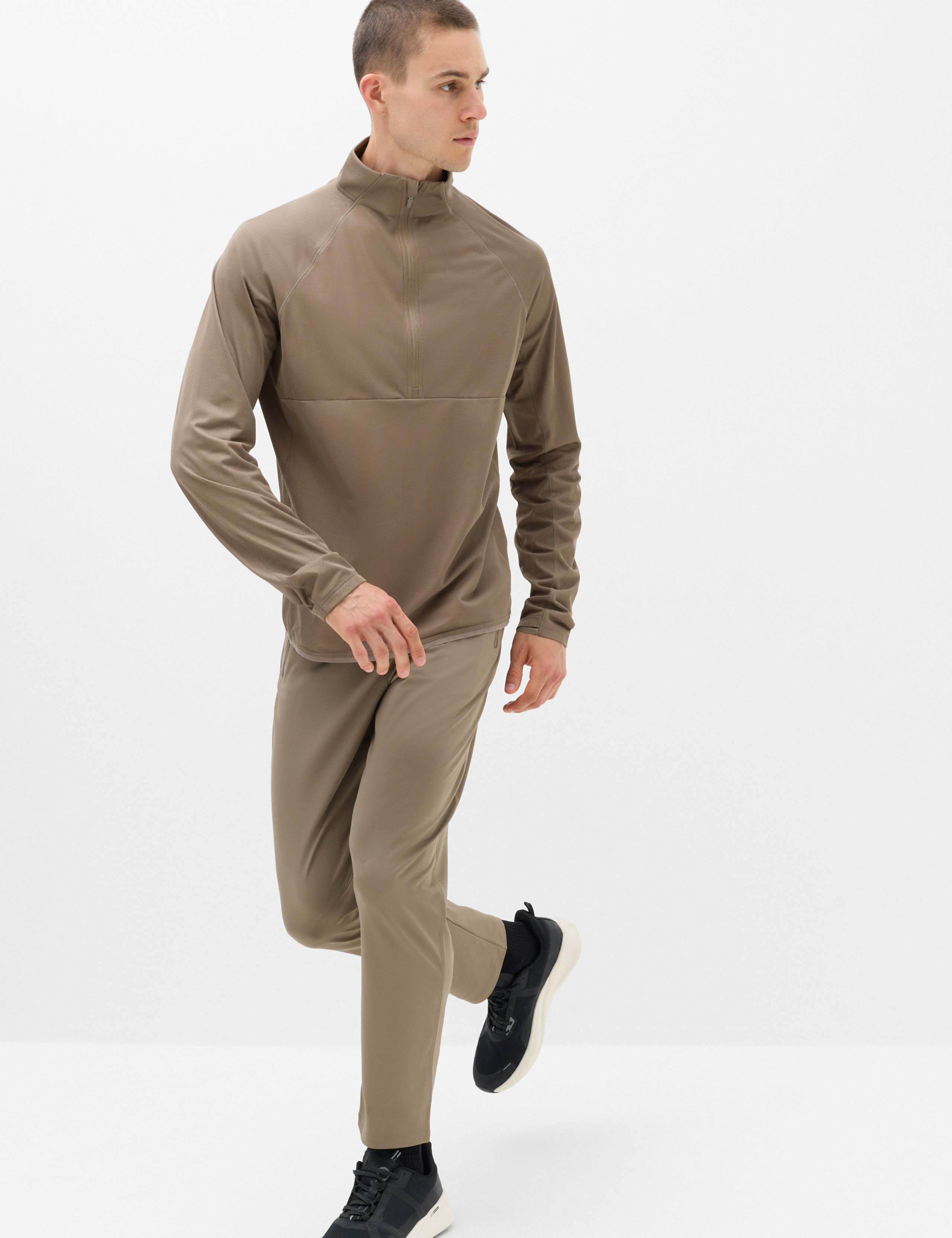 Thermal Half Zip Funnel Neck Top 5 of 5