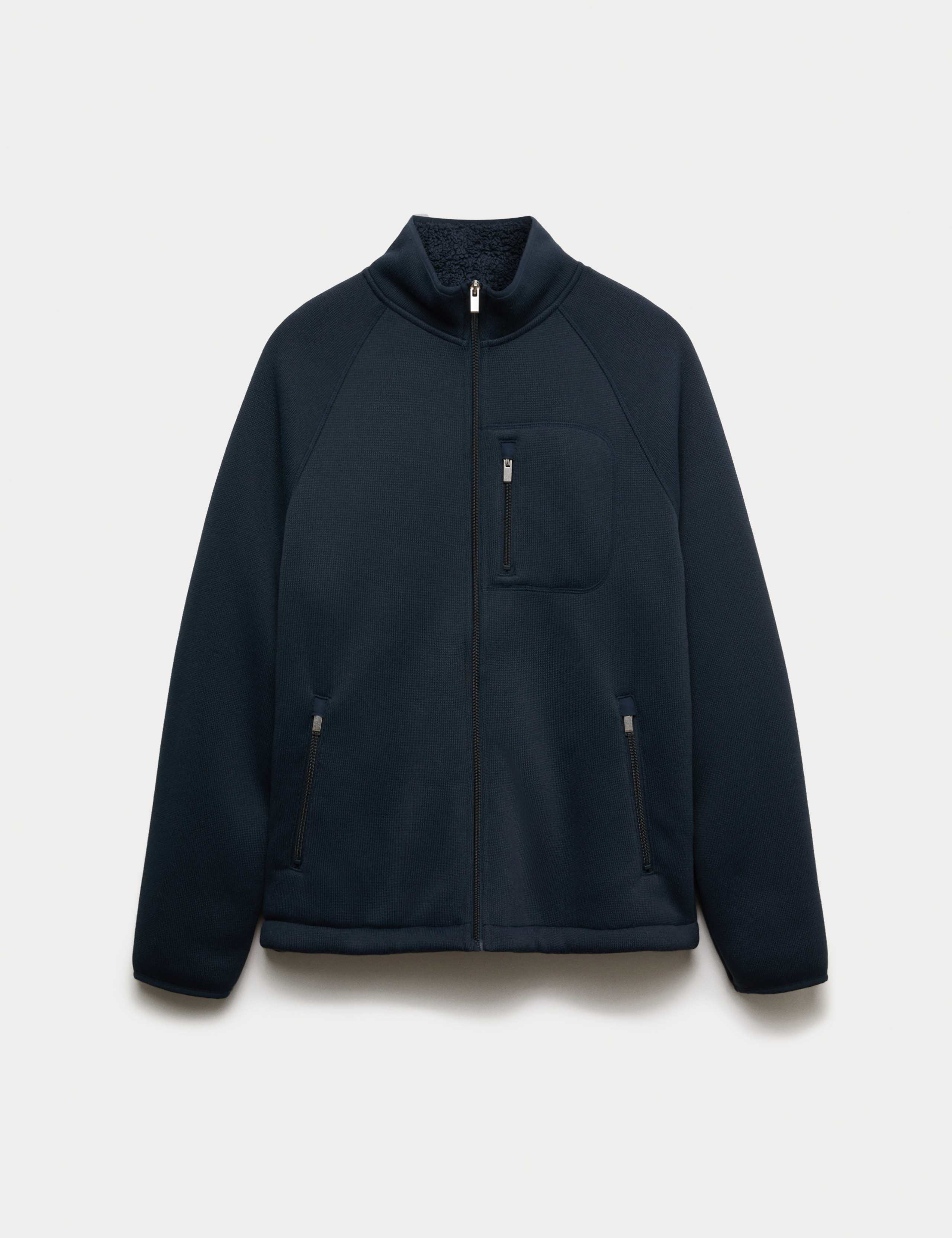 Zip Up Funnel Neck Fleece 2 of 5